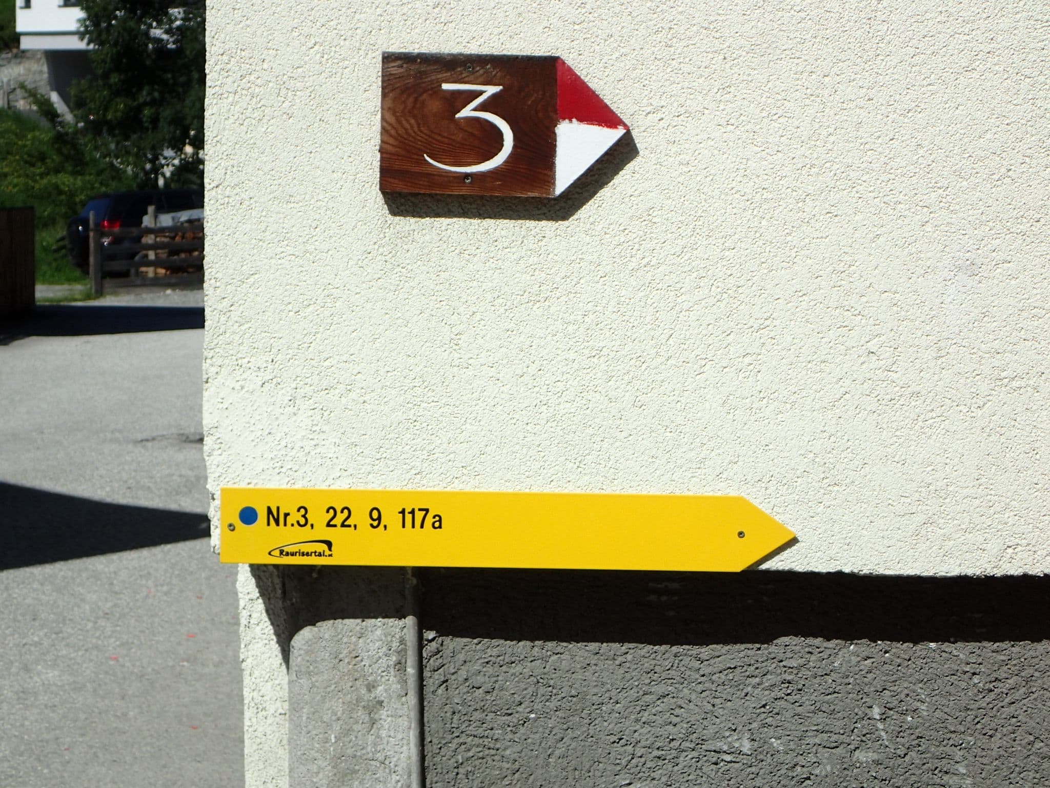 Street view near Garni Pension Christa, Rauris — © schermy_at (CC BY-SA · Mapillary)