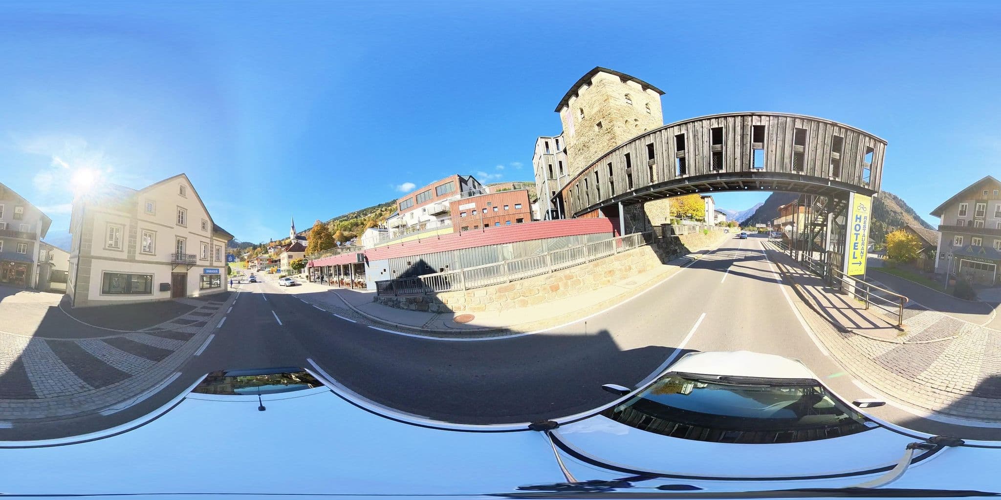 Street view near Hotel Tauernstern, Dölsach — © osmplus_org (CC BY-SA · Mapillary)