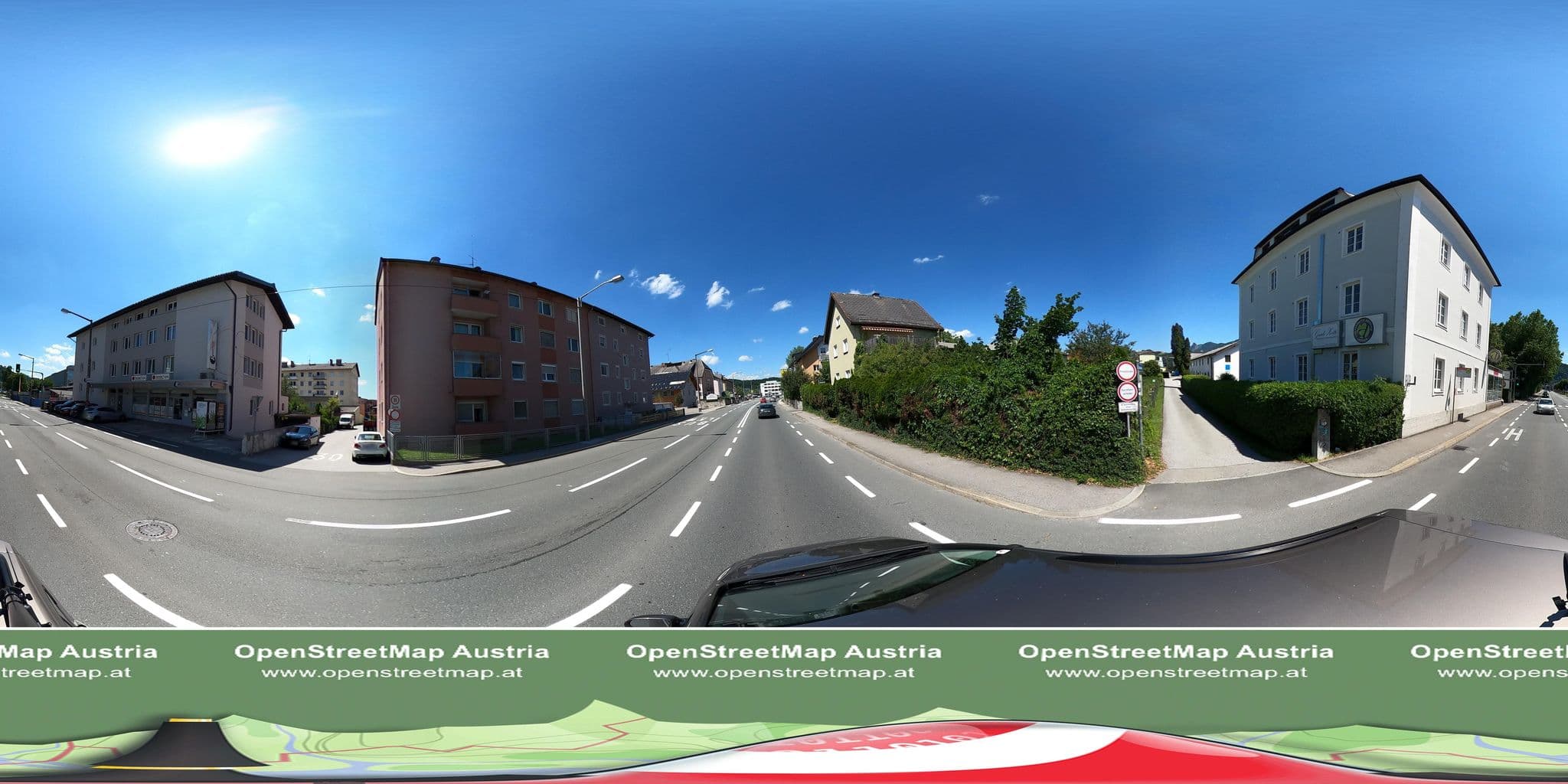 Street view near Amadeus Residence, Salzburg — © OidaHeast (CC BY-SA · Mapillary)
