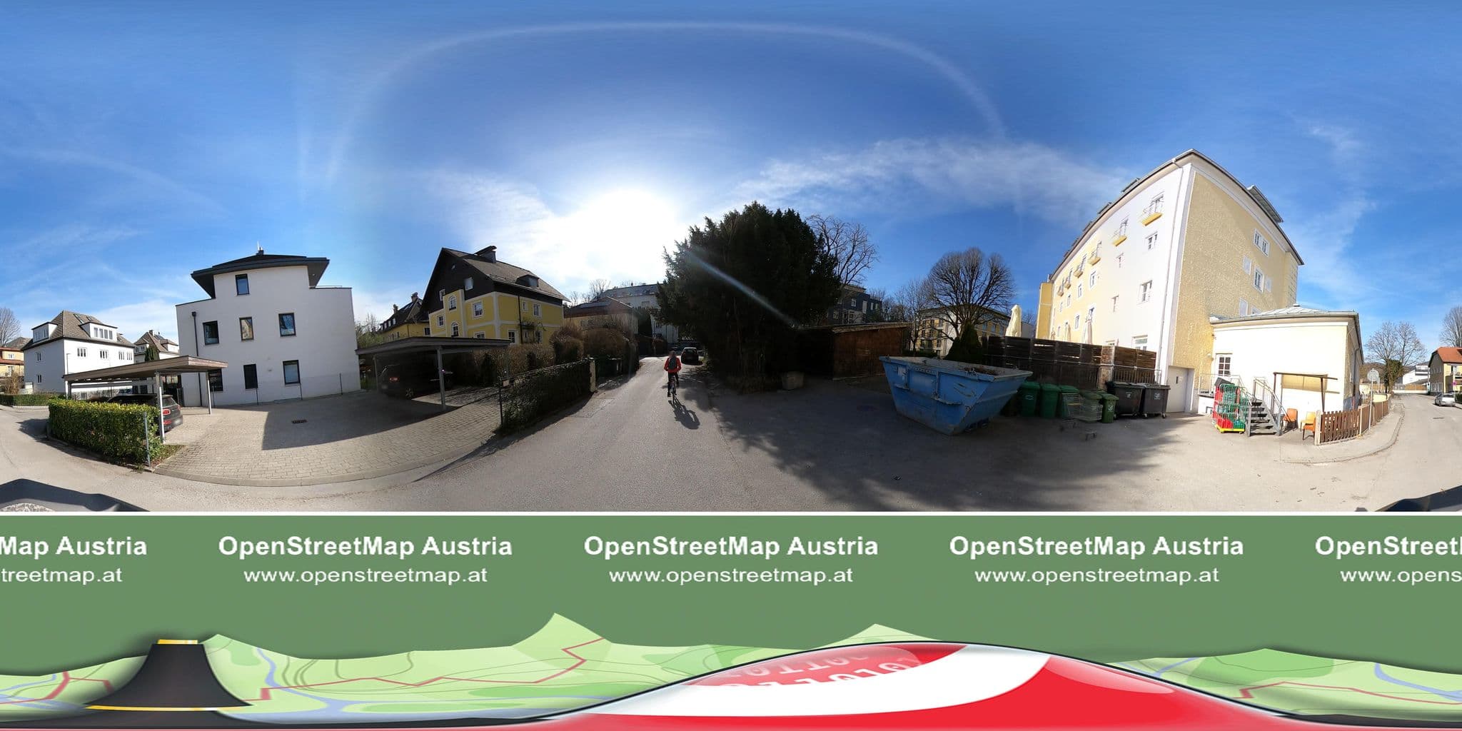Street view near Castellani Hotel Salzburg, Salzburg — © OidaHeast (CC BY-SA · Mapillary)