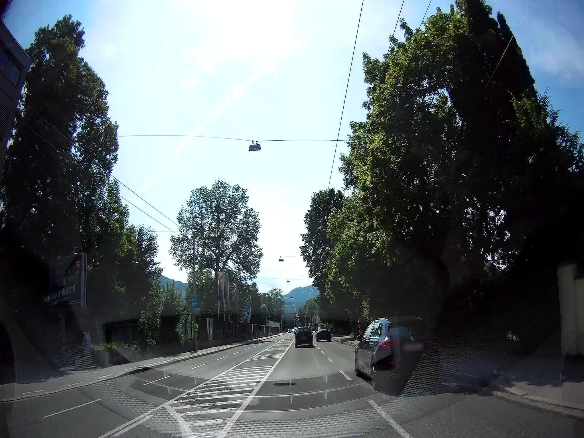 Street view near ROBINSON AUSTRIA Clubhotel GmbH, Salzburg — © fuchserl (CC BY-SA · Mapillary)