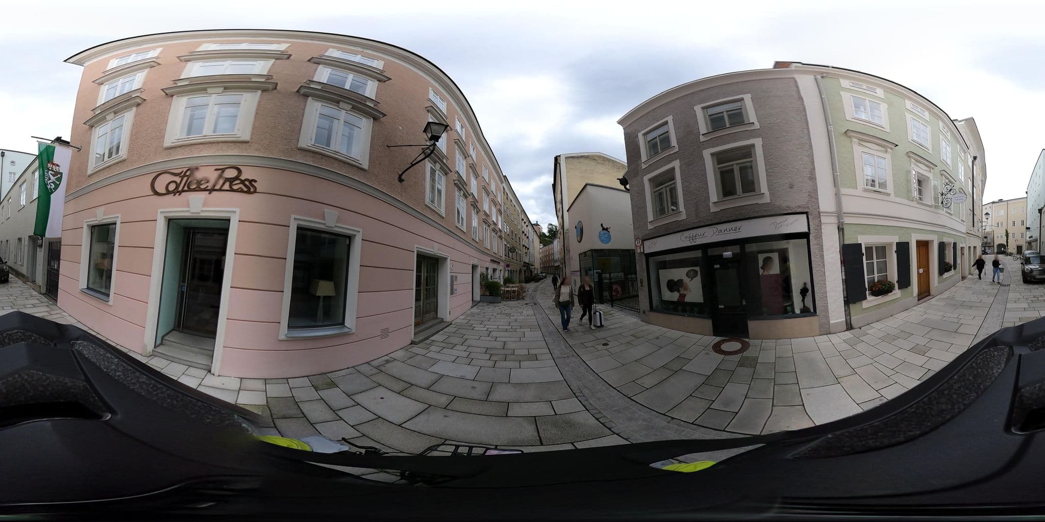 Street view near Hotel Garni Trumer Stube Salzburg, Salzburg — © OidaHeast (CC BY-SA · Mapillary)