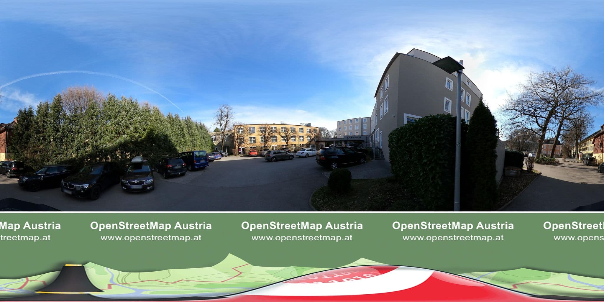Street view near Jugendgästehaus Salzburg, Salzburg — © OidaHeast (CC BY-SA · Mapillary)