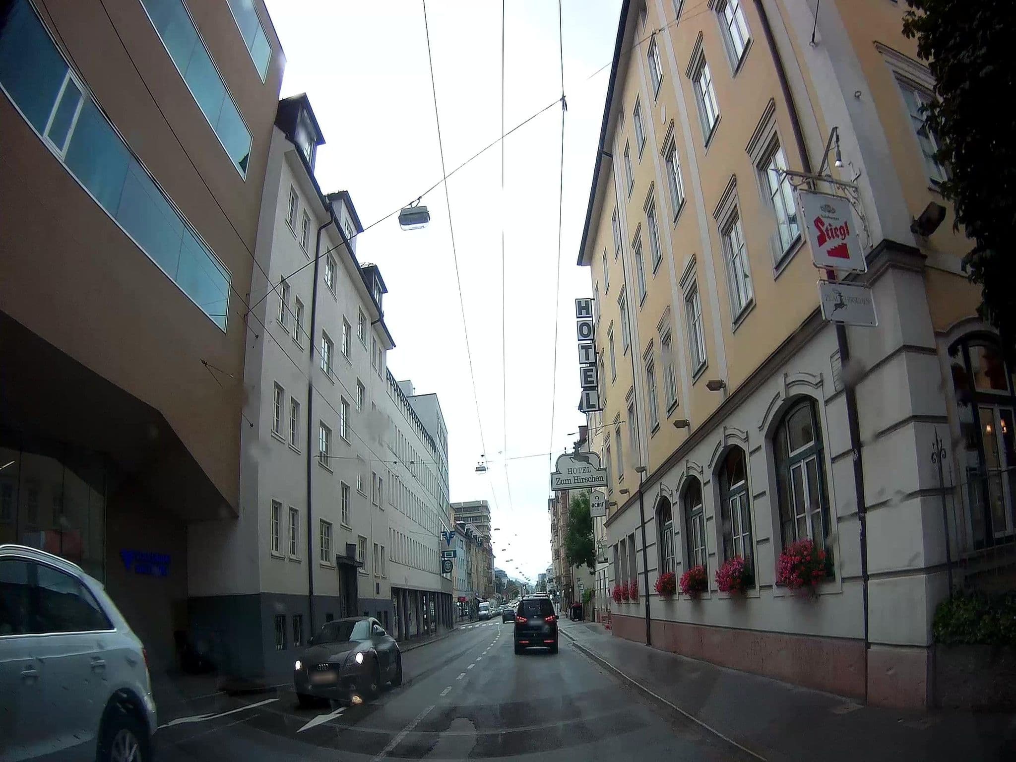 Street view near Best Western Hotel Zum Hirschen, Salzburg — © fuchserl (CC BY-SA · Mapillary)