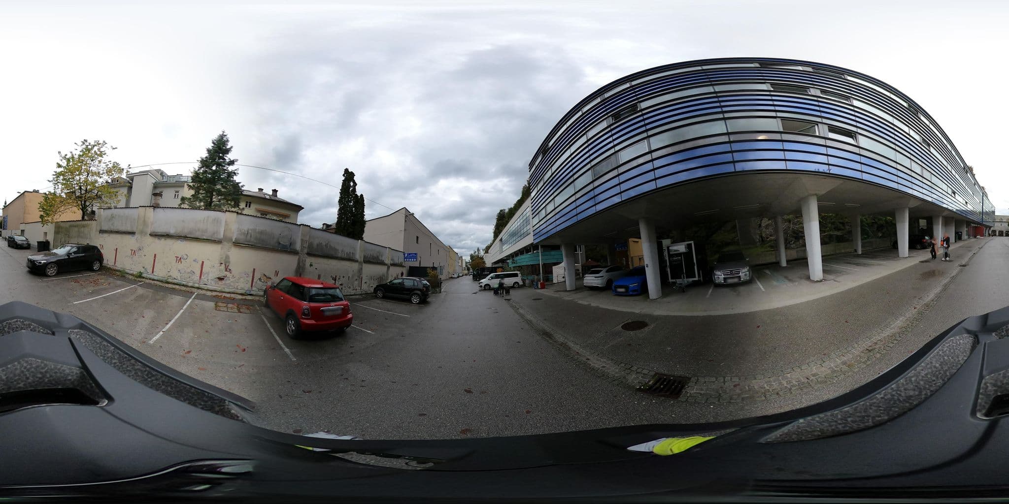 Street view near Albertina HotelbetriebsgesmbH, Salzburg — © OidaHeast (CC BY-SA · Mapillary)