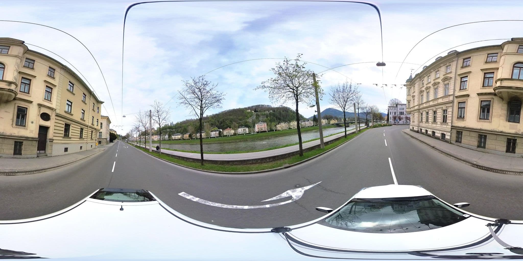 Street view near Sarah’s Alstadt Oase Salzburg, Salzburg — © osmplus_org (CC BY-SA · Mapillary)