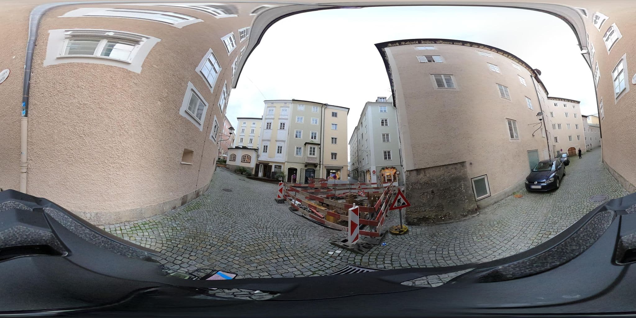 Street view near Simina's Airbnb, Salzburg — © OidaHeast (CC BY-SA · Mapillary)