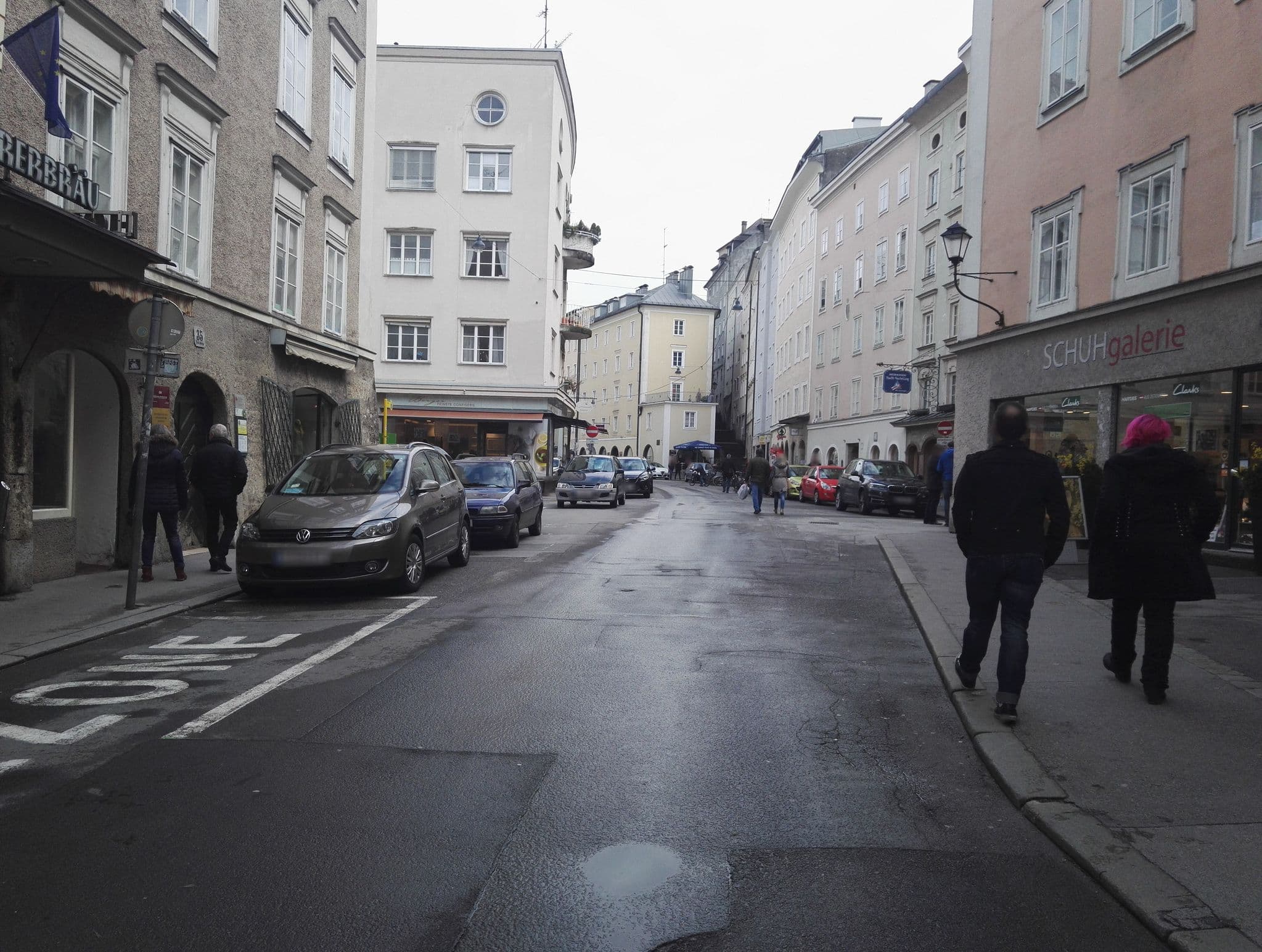 Street view near Kasererbräu Alstadthotel, Salzburg — © aceini (CC BY-SA · Mapillary)