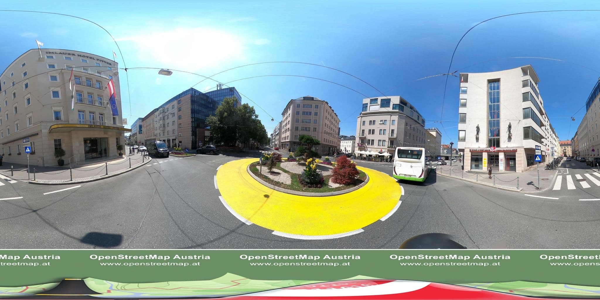 Street view near IMLAUER HOTEL PITTER Salzburg, Salzburg — © OidaHeast (CC BY-SA · Mapillary)