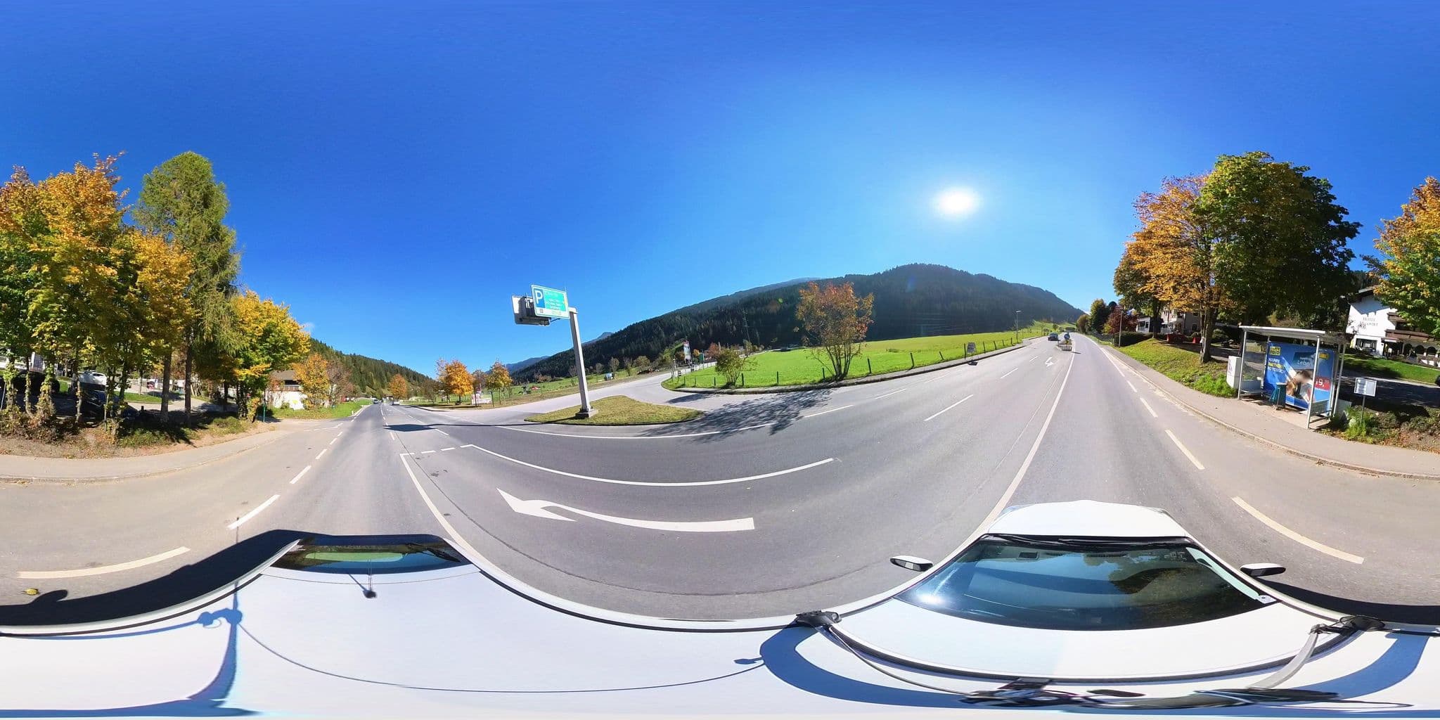 Street view near Hotel Gasthof Moawirt, Hof — © osmplus_org (CC BY-SA · Mapillary)