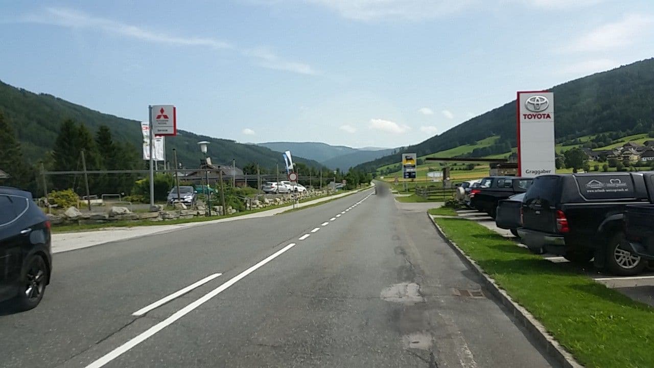 Street view near Pension Barbara, Mauterndorf — © rab (CC BY-SA · Mapillary)