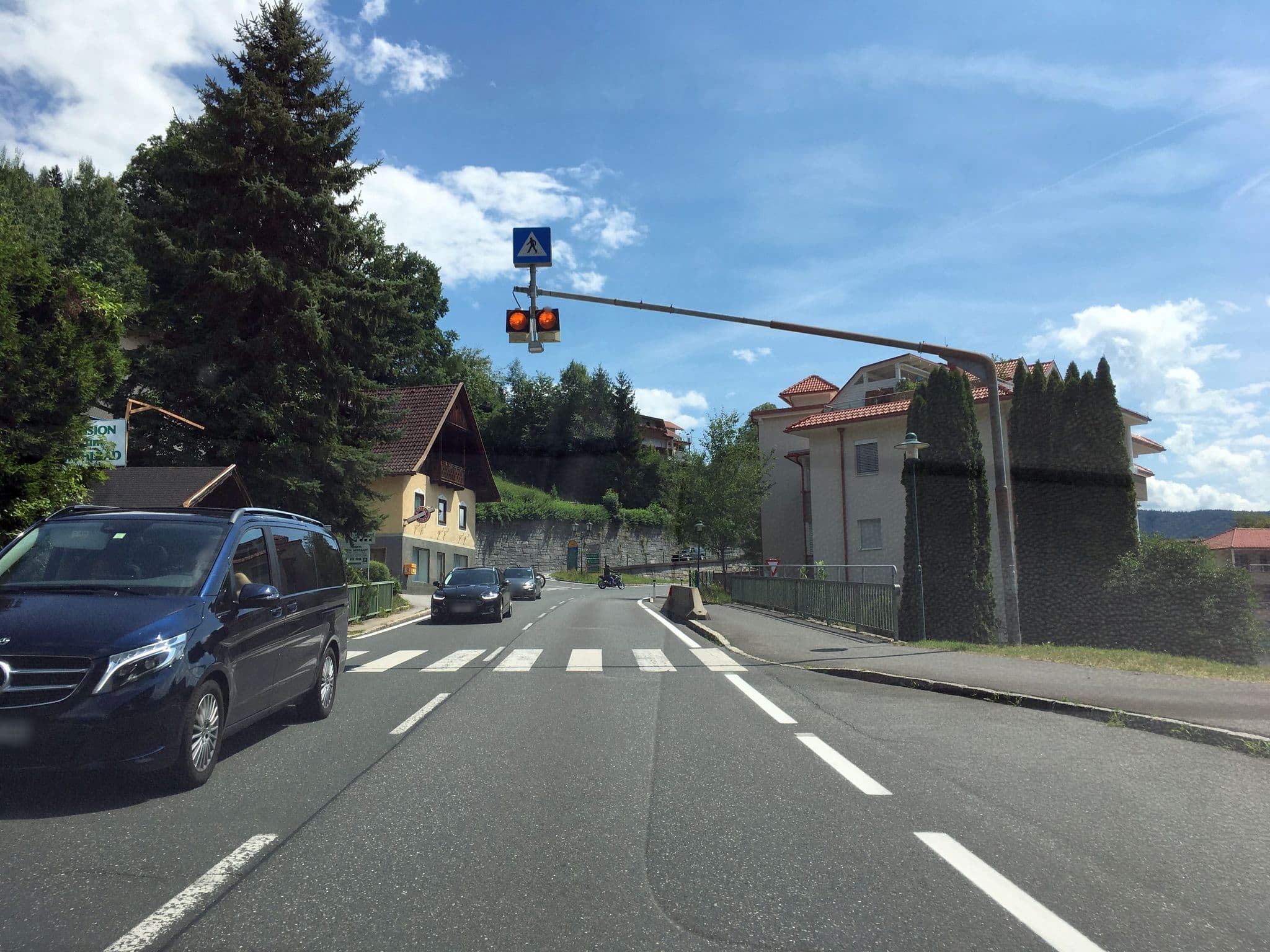 Street view near Muehlrad Hotel, Döbriach — © istefanos (CC BY-SA · Mapillary)