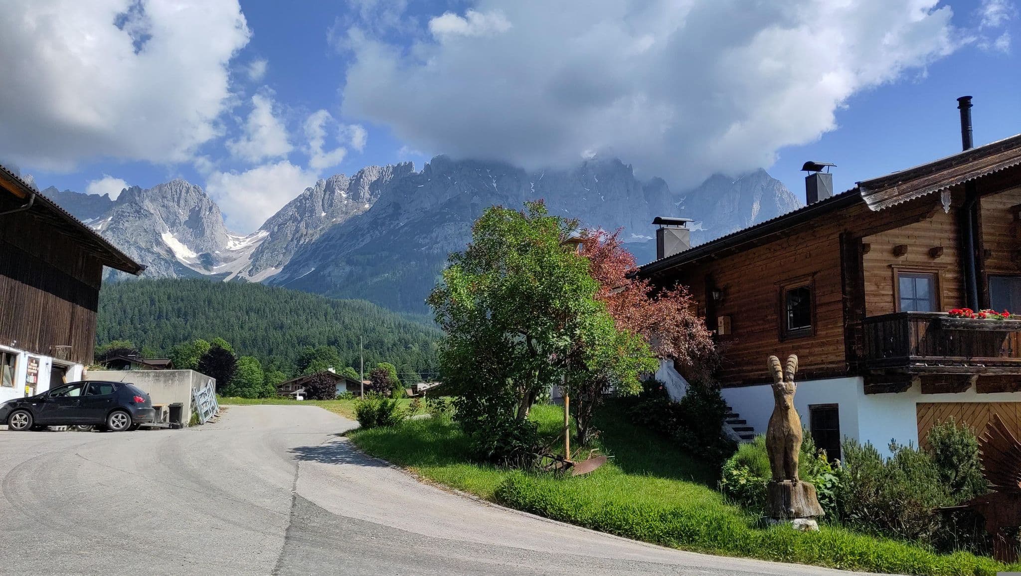 Street view near Stadlhof, Ellmau