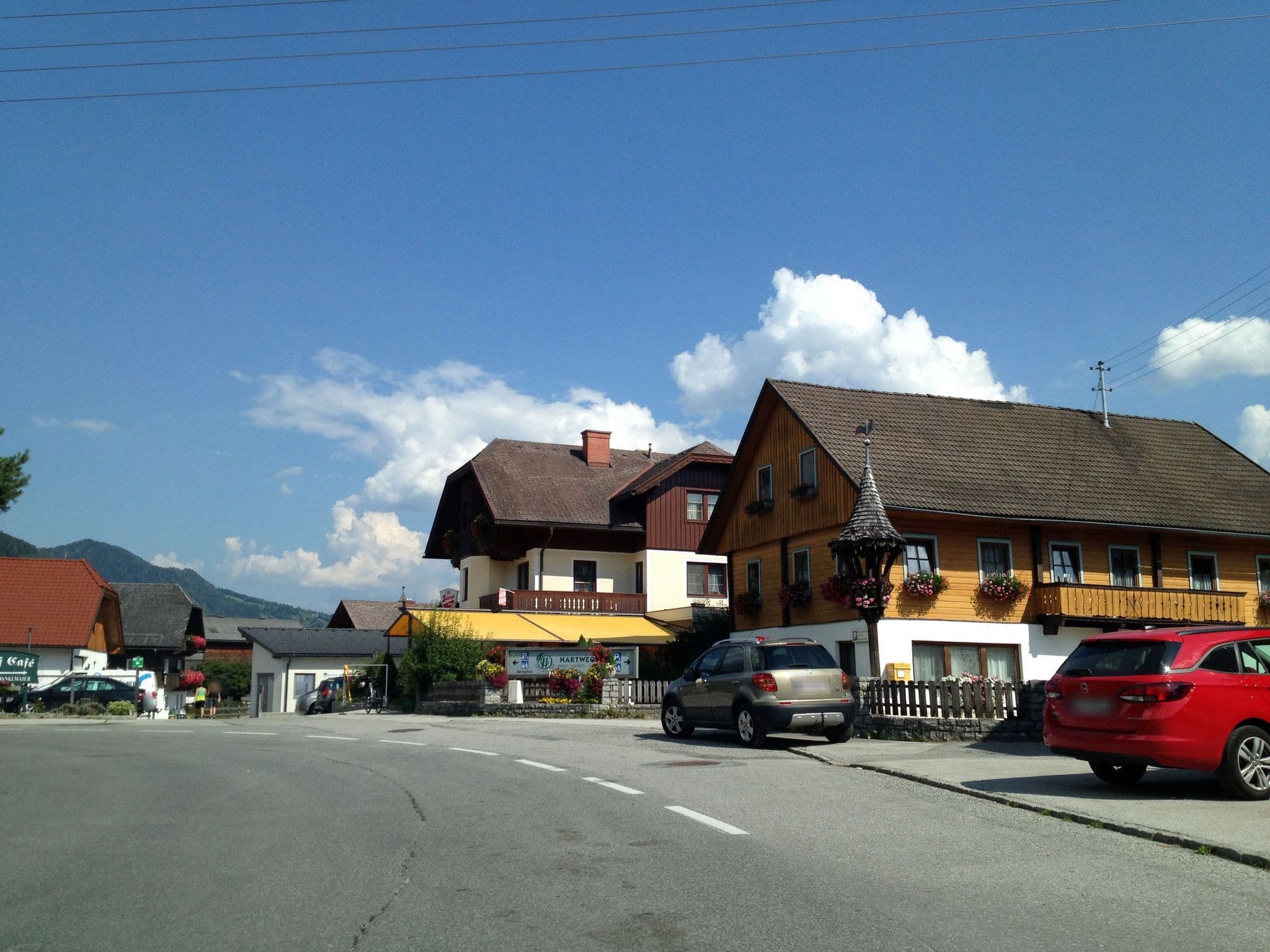 Street view near Gasthaus Stiegler, Haus im Ennstal — © istefanos (CC BY-SA · Mapillary)