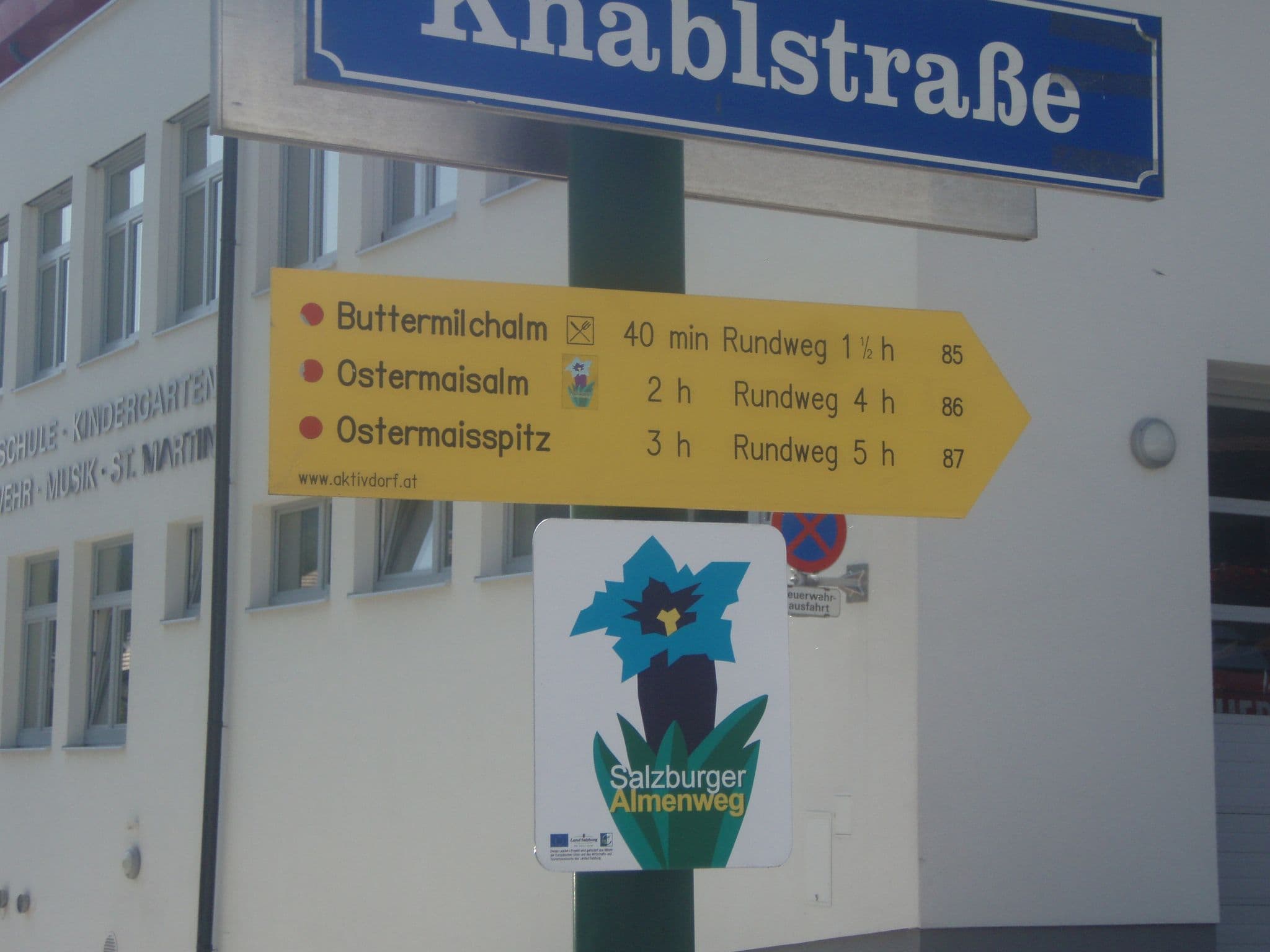 Street view near Ferienwohnung Maria Gstatter, St. Martin of Tennengebirge — © schermy_at (CC BY-SA · Mapillary)