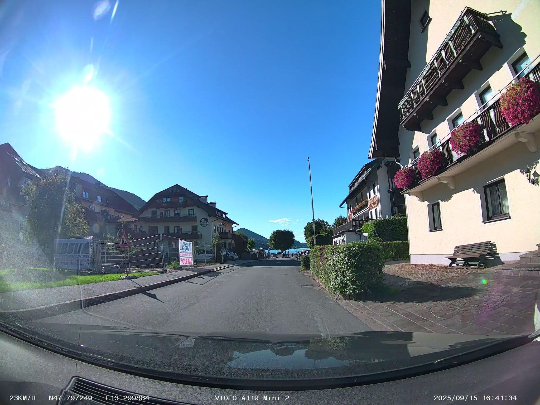 Street view near Pension Alpenrose, Fuschl am See — © soulcover (CC BY-SA · Mapillary)