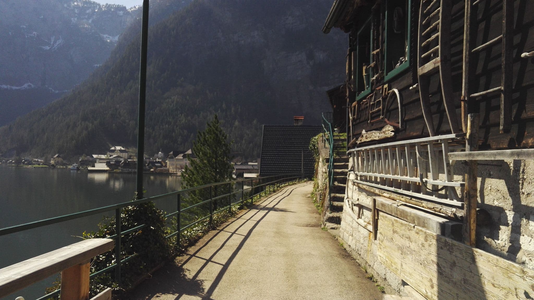 Street view near Fenix Hall, Gosau — © aceini (CC BY-SA · Mapillary)