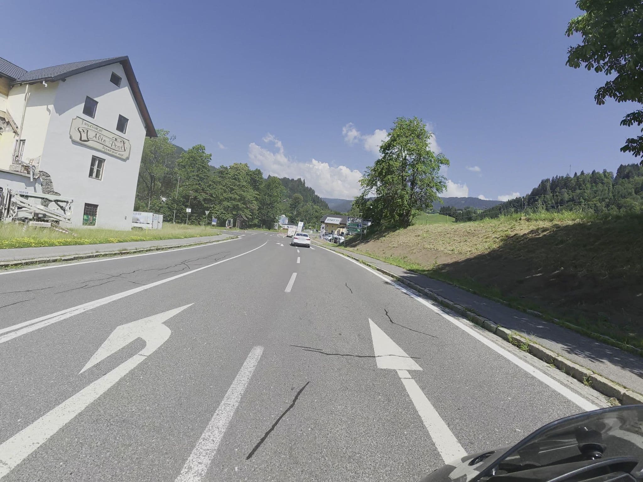 Street view near Gasthof Alte Post, Waiern — © Guzzi_Franze (CC BY-SA · Mapillary)