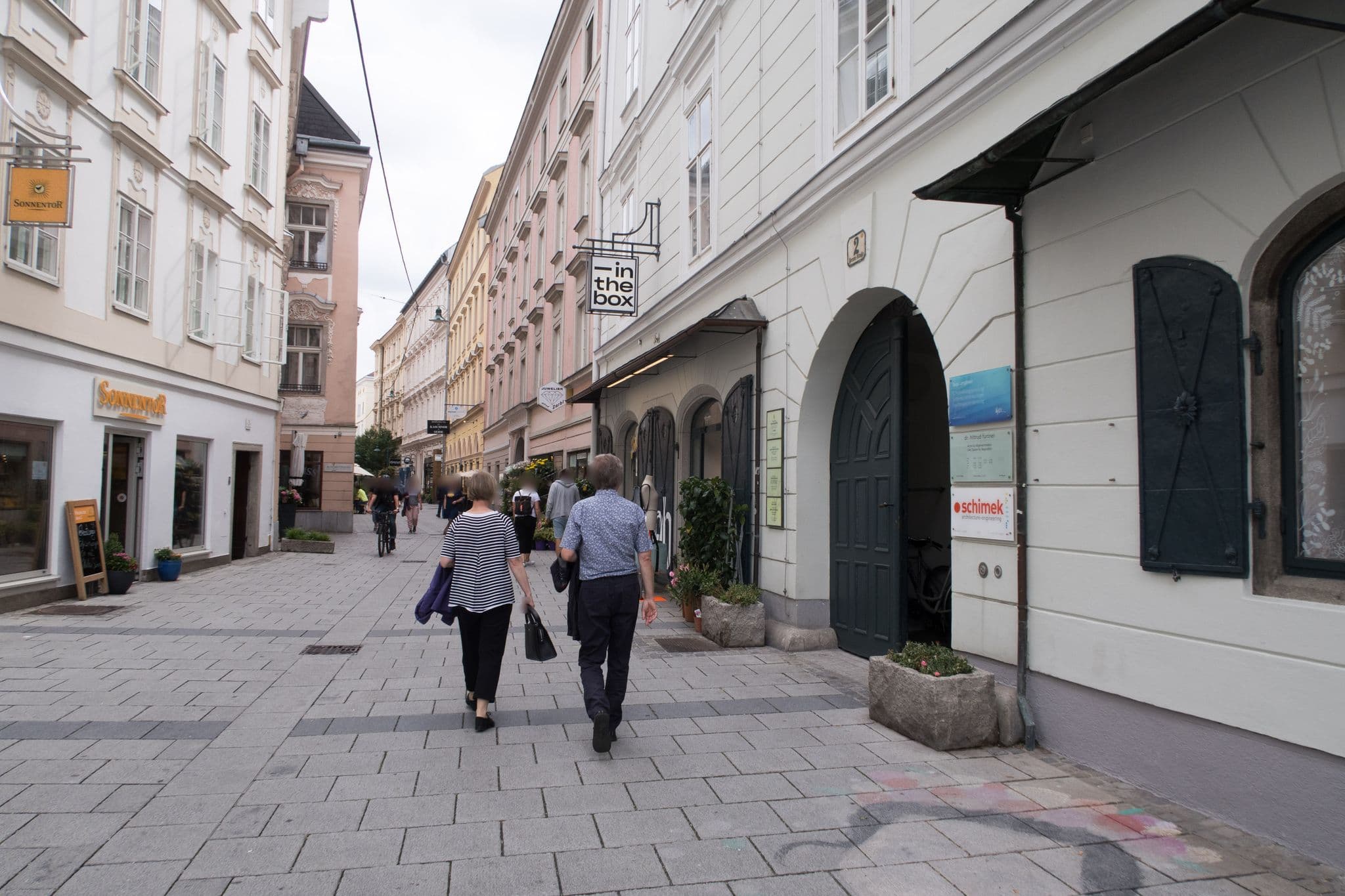 Street view near Austria Classic Hotel Drei Mohren, Linz — © plonma1 (CC BY-SA · Mapillary)