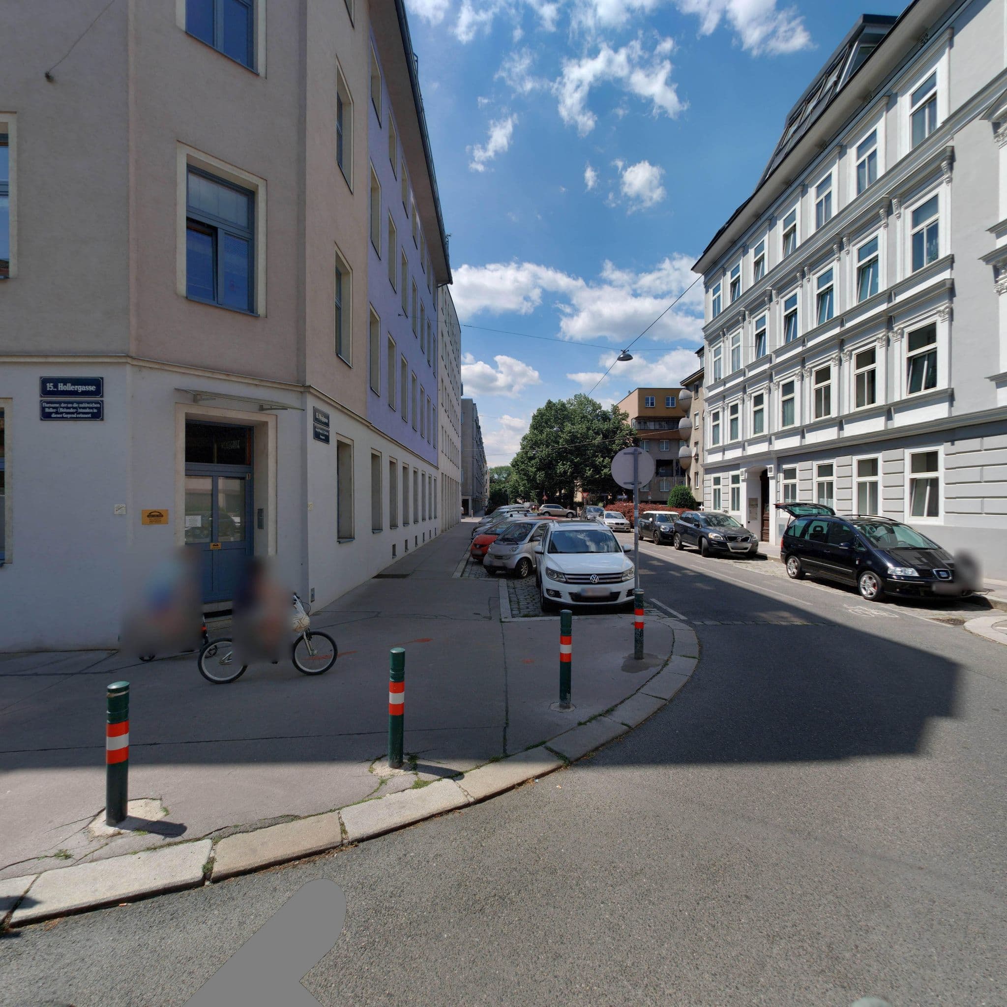 Street view near Angel's Place, Fünfhaus — © eliasgander (CC BY-SA · Mapillary)