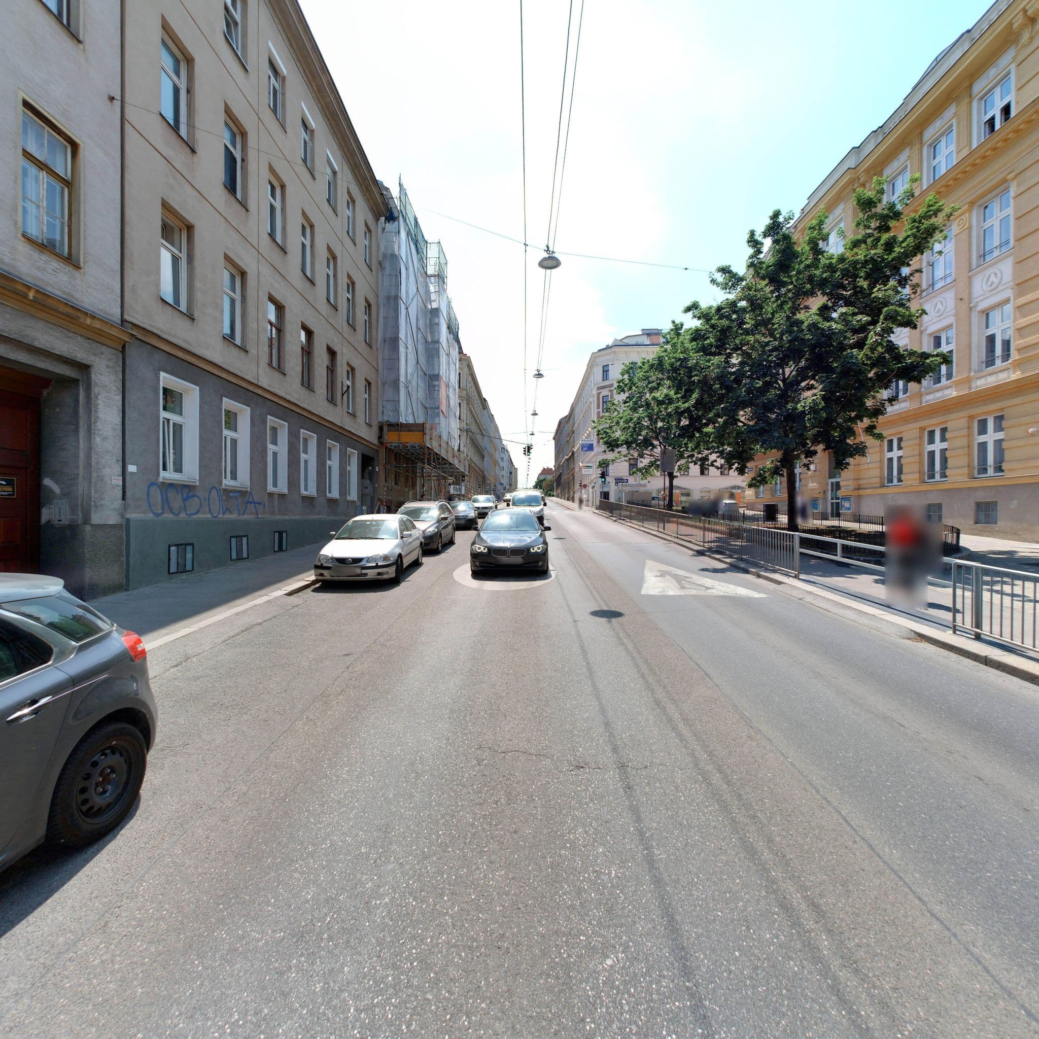 Street view near Vienna CityApartments, Meidling — © eliasgander (CC BY-SA · Mapillary)