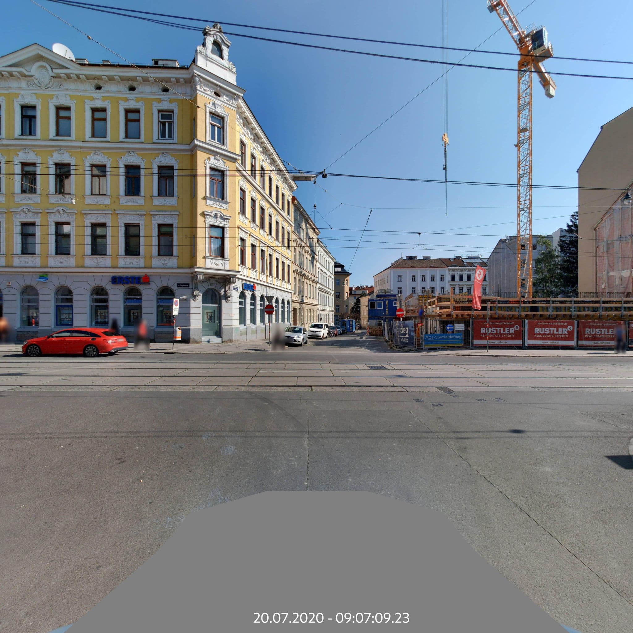 Street view near Hotel Thalia, Josefstadt — © eliasgander (CC BY-SA · Mapillary)