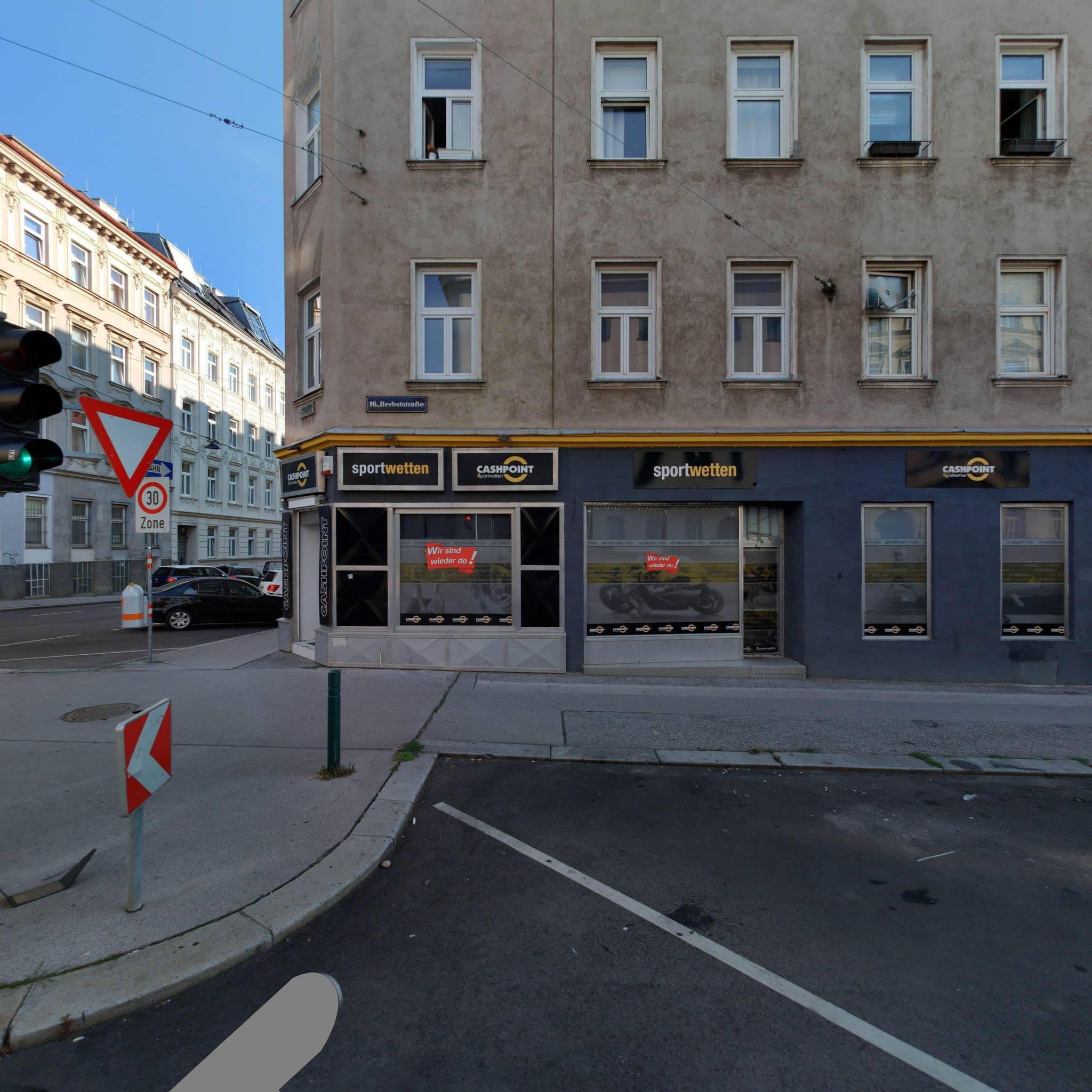 Street view near Posch - Wild, Geflügel-Imbiss, Fünfhaus — © eliasgander (CC BY-SA · Mapillary)
