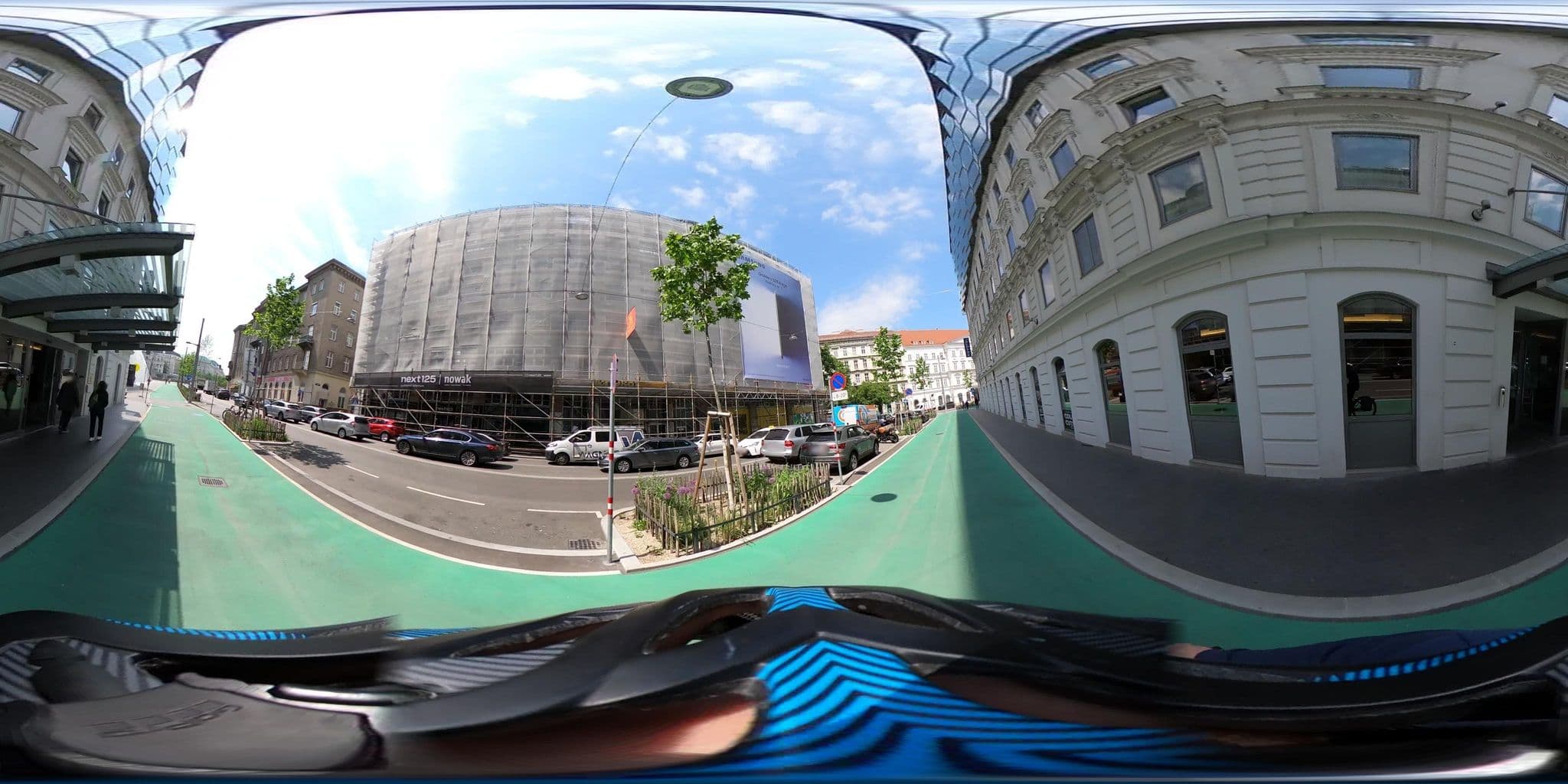 Street view near Novotel Tiefgarage, Vienna — © consens_verkehrsplanung (CC BY-SA · Mapillary)