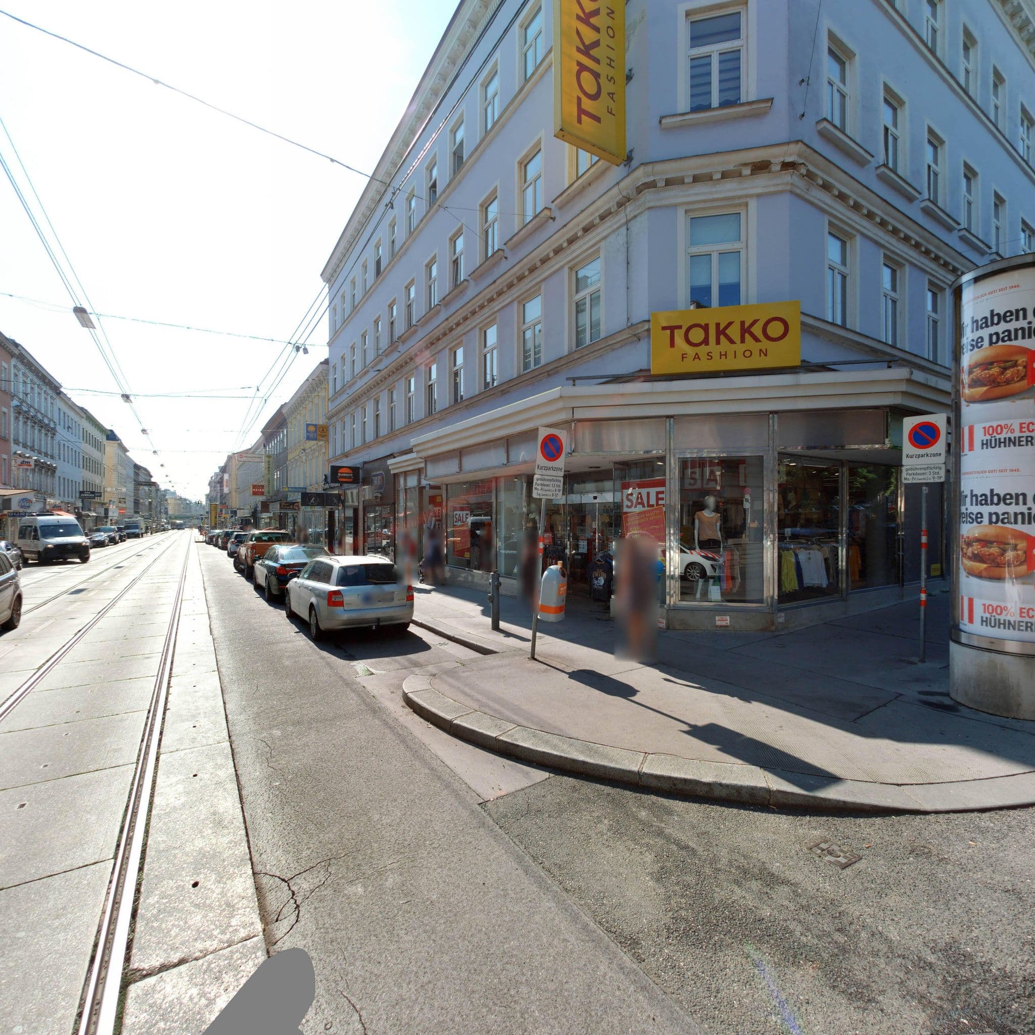 Street view near Apartment Vienna, Josefstadt — © eliasgander (CC BY-SA · Mapillary)