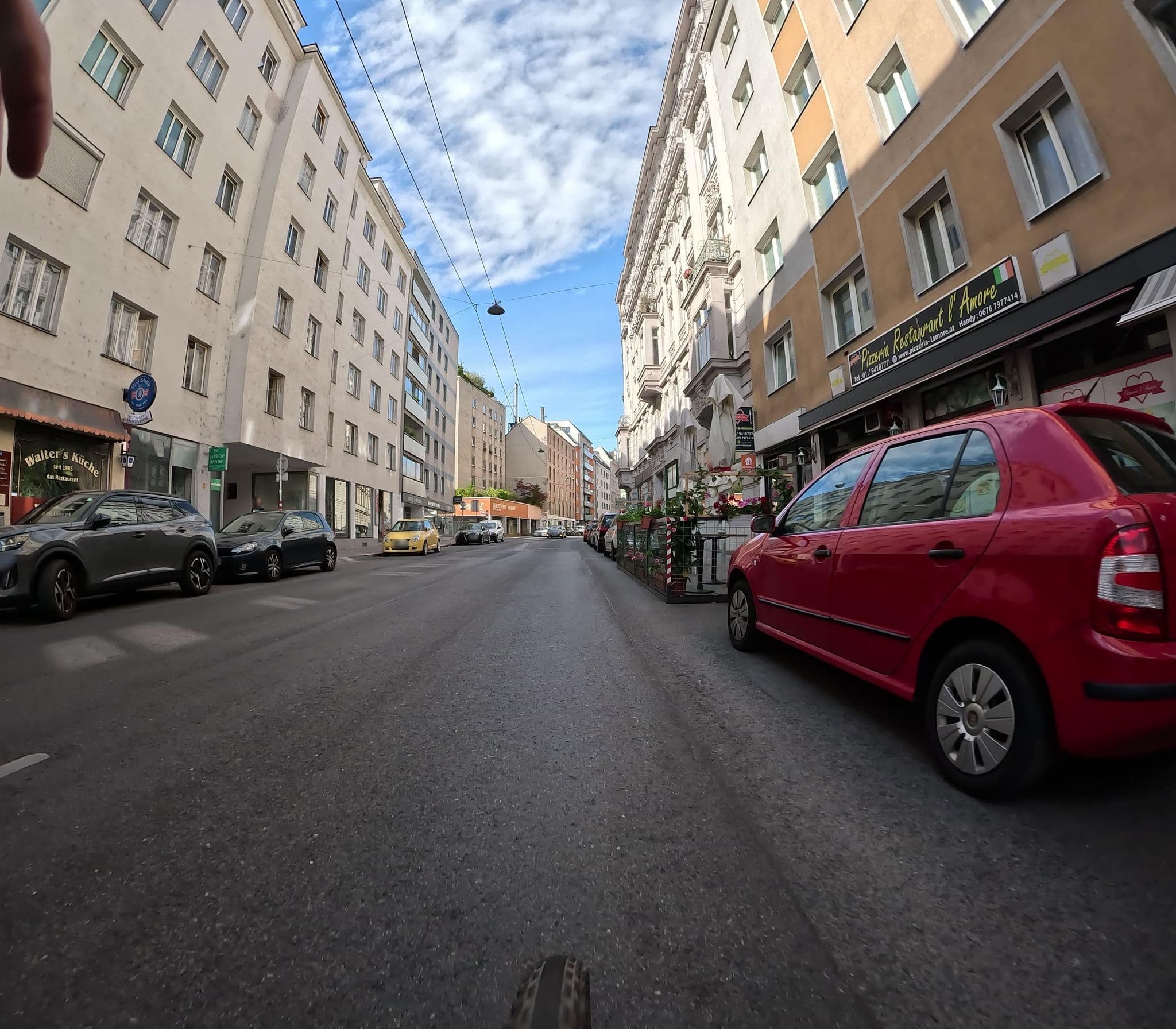 Street view near Walter's Küche, Mariahilf — © erias (CC BY-SA · Mapillary)