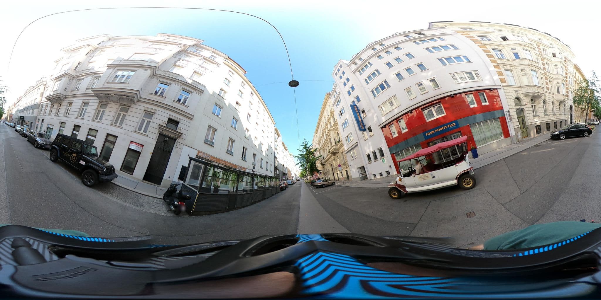 Street view near Carlton Hotel- und Gast- gewerbebetriebsgesell- schaft m.b.H., Mariahilf — © consens_verkehrsplanung (CC BY-SA · Mapillary)