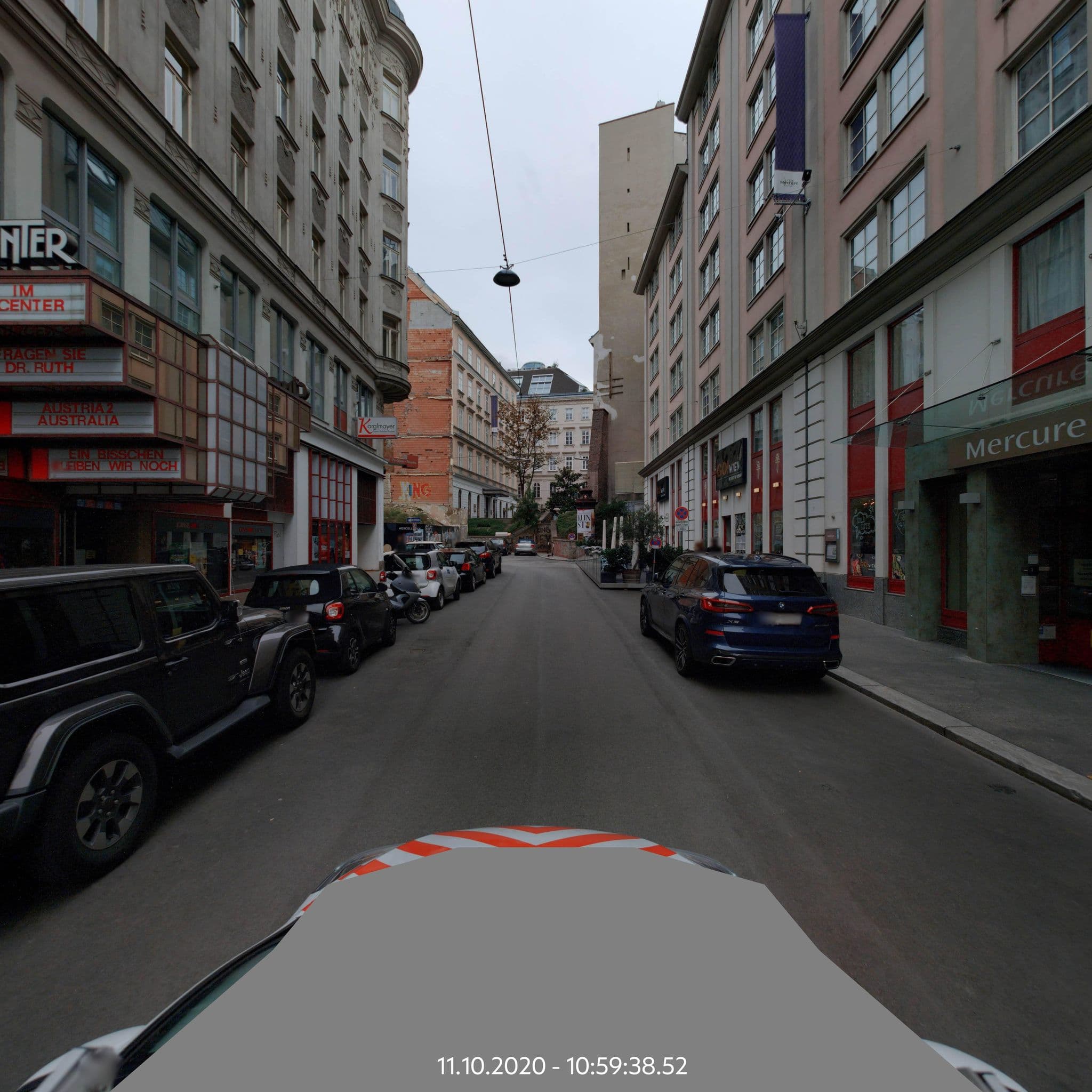 Street view near Mercure Wien Zentrum, Innere Stadt — © eliasgander (CC BY-SA · Mapillary)