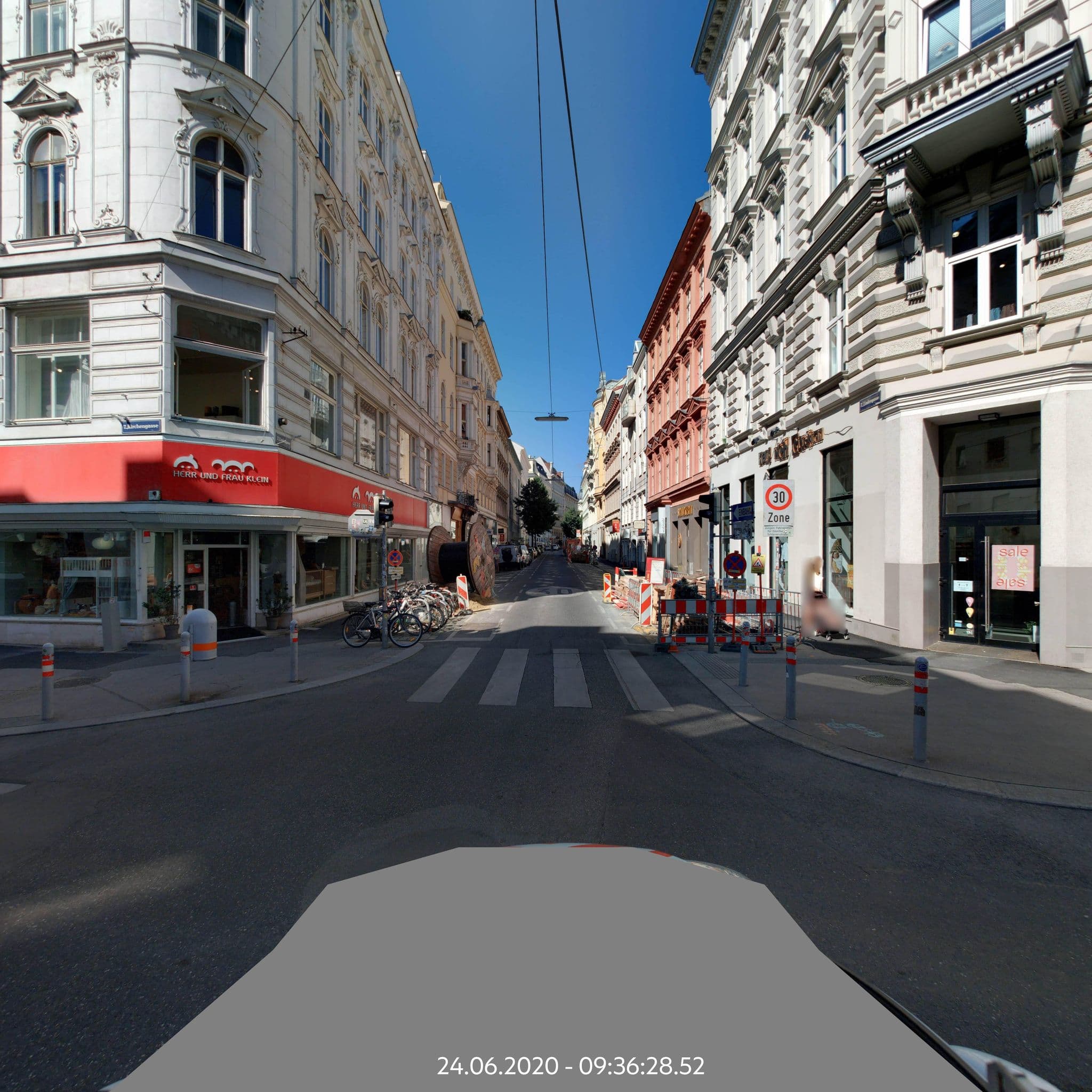 Street view near Stay Inn Vienna, Neubau — © eliasgander (CC BY-SA · Mapillary)