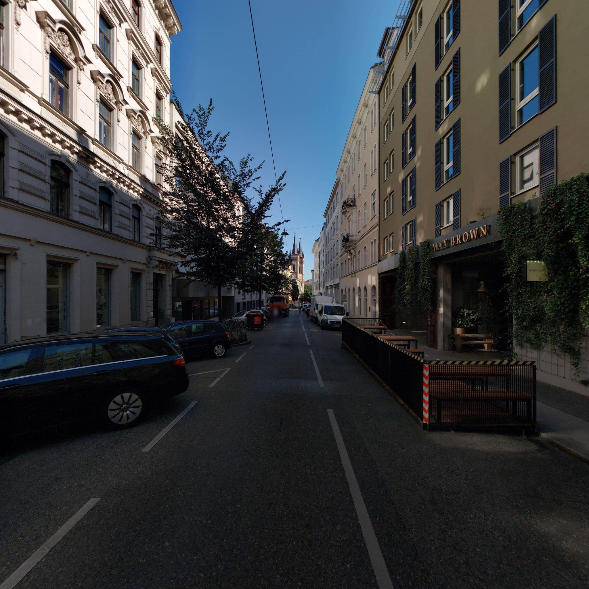 Street view near HOTEL AM SCHOTTENFELD, Neubau — © eliasgander (CC BY-SA · Mapillary)