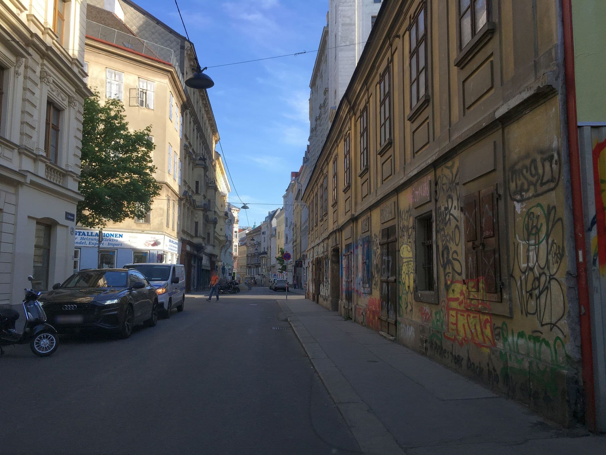 Street view near Annemarie Geritzer, Neubau — © istefanos (CC BY-SA · Mapillary)