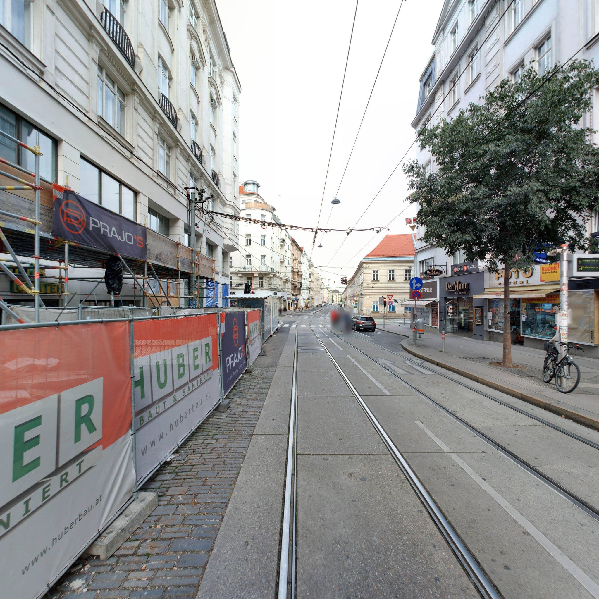 Street view near Fair-Finance Holding AG, Josefstadt — © eliasgander (CC BY-SA · Mapillary)
