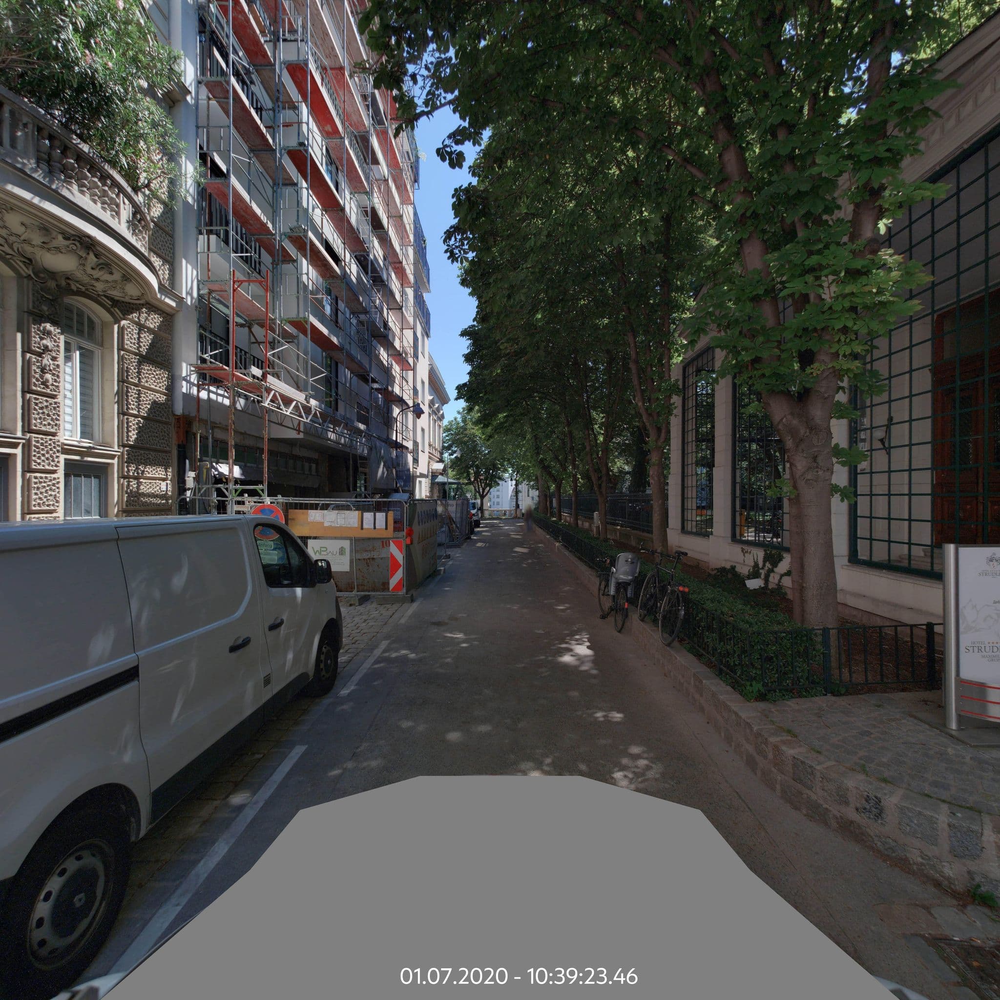 Street view near Hotel & Palais Strudlhof - Sotour Austria Hotelbetriebs GmbH, Alsergrund — © eliasgander (CC BY-SA · Mapillary)