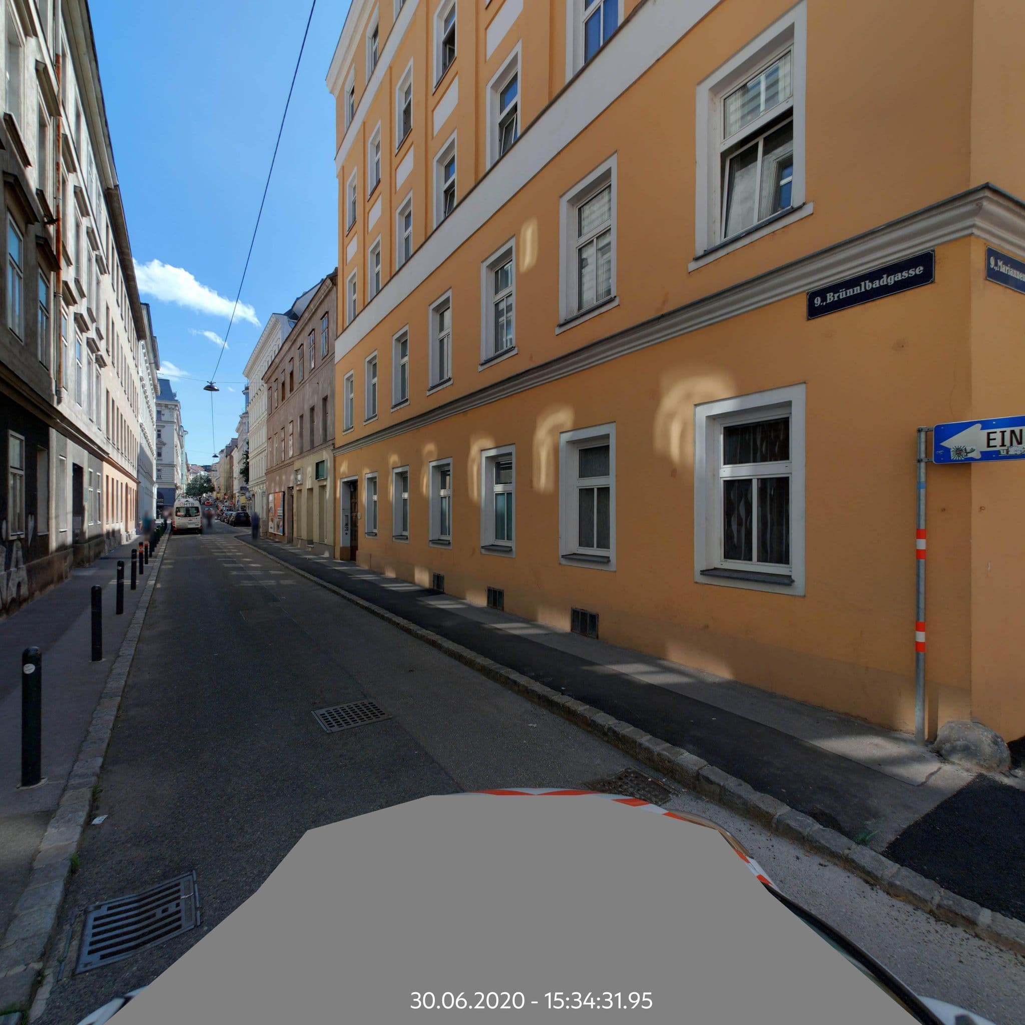 Street view near PuzzleHotel Apartments Alsergrund, Josefstadt — © eliasgander (CC BY-SA · Mapillary)