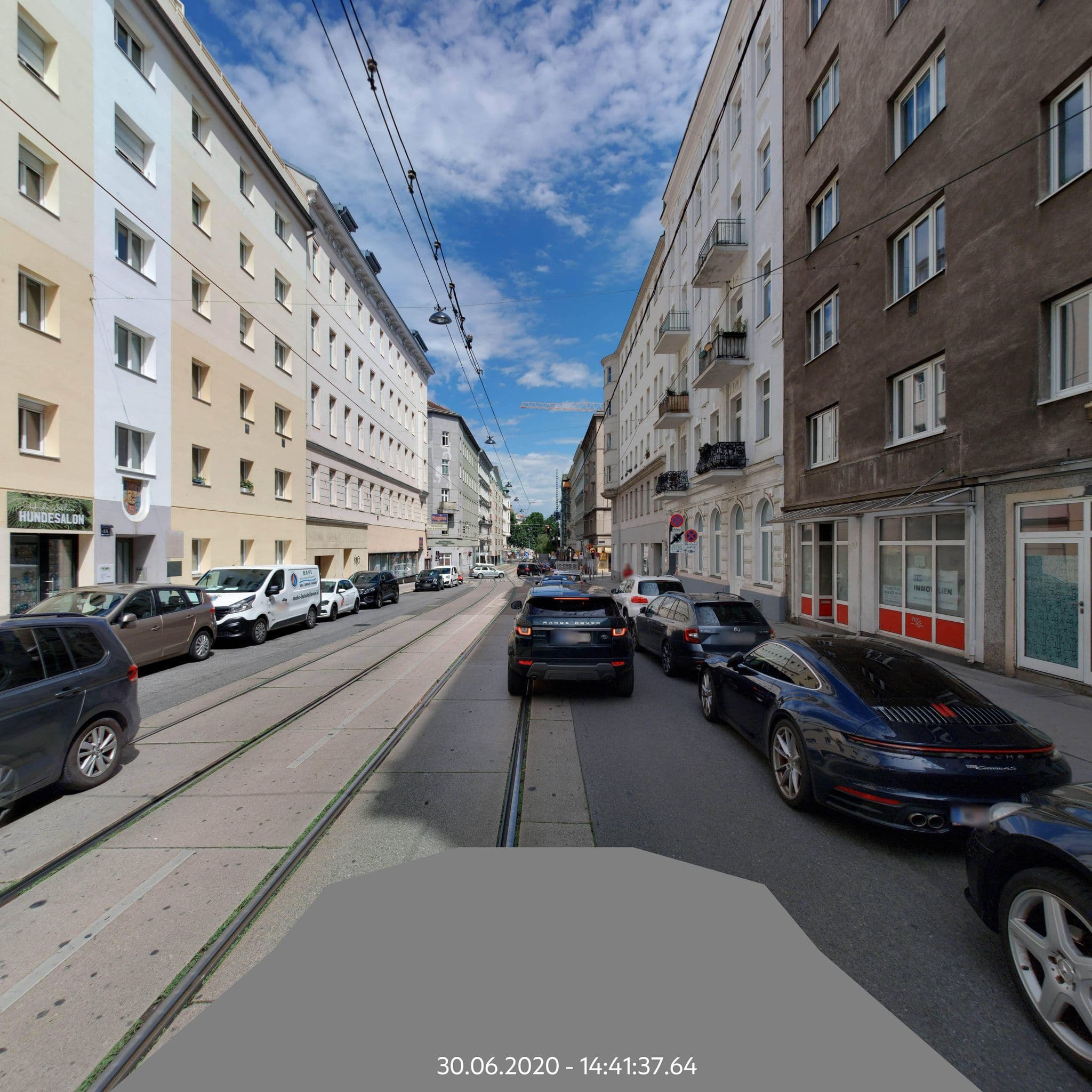 Street view near 1080 City Apartments, Josefstadt — © eliasgander (CC BY-SA · Mapillary)