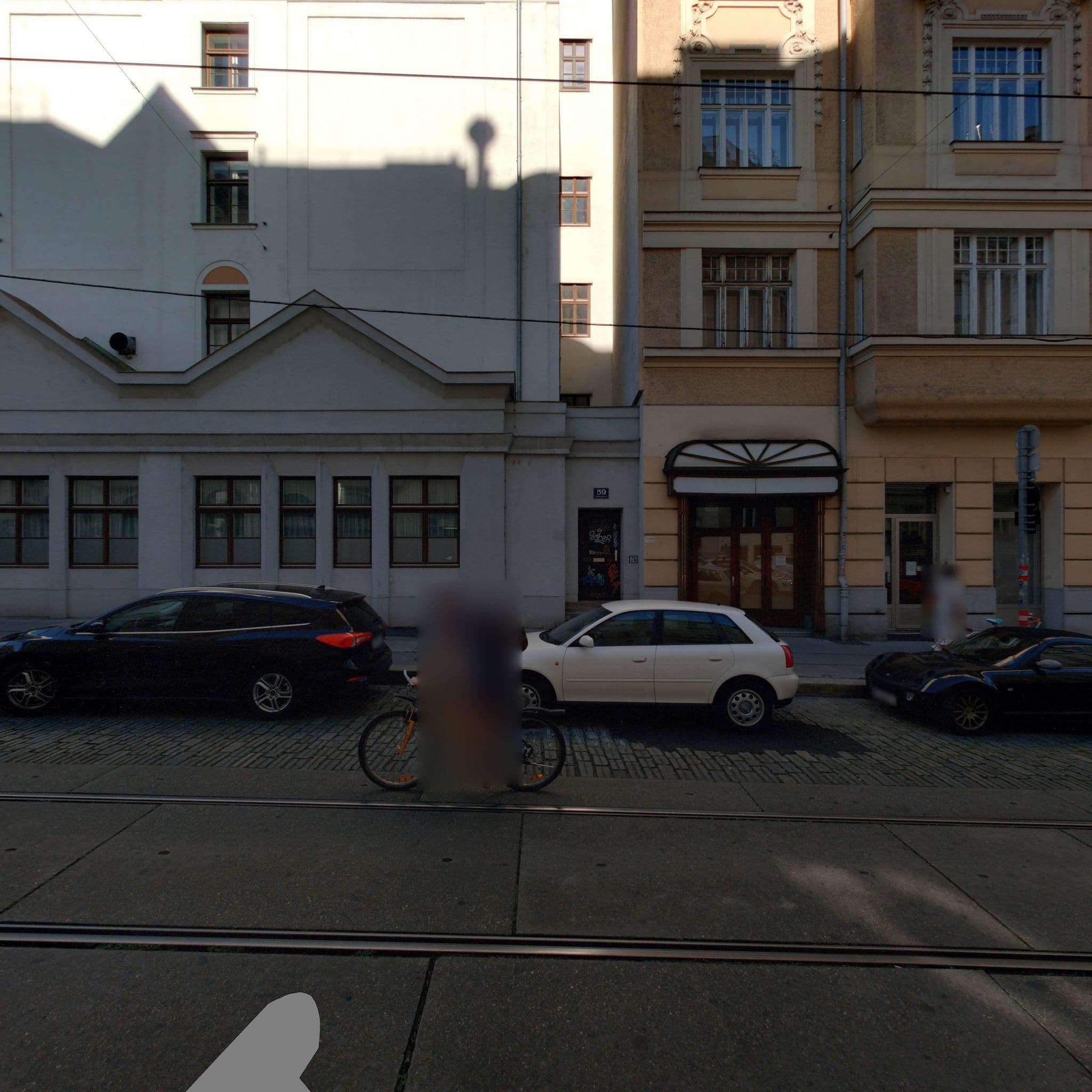 Street view near Baronesse my secret home, Josefstadt — © eliasgander (CC BY-SA · Mapillary)