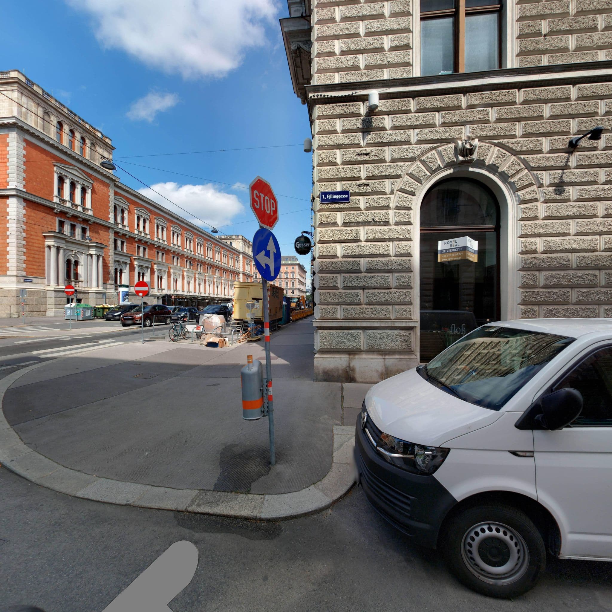 Street view near Edith's Vienna Bed & Breakfast, Innere Stadt — © eliasgander (CC BY-SA · Mapillary)