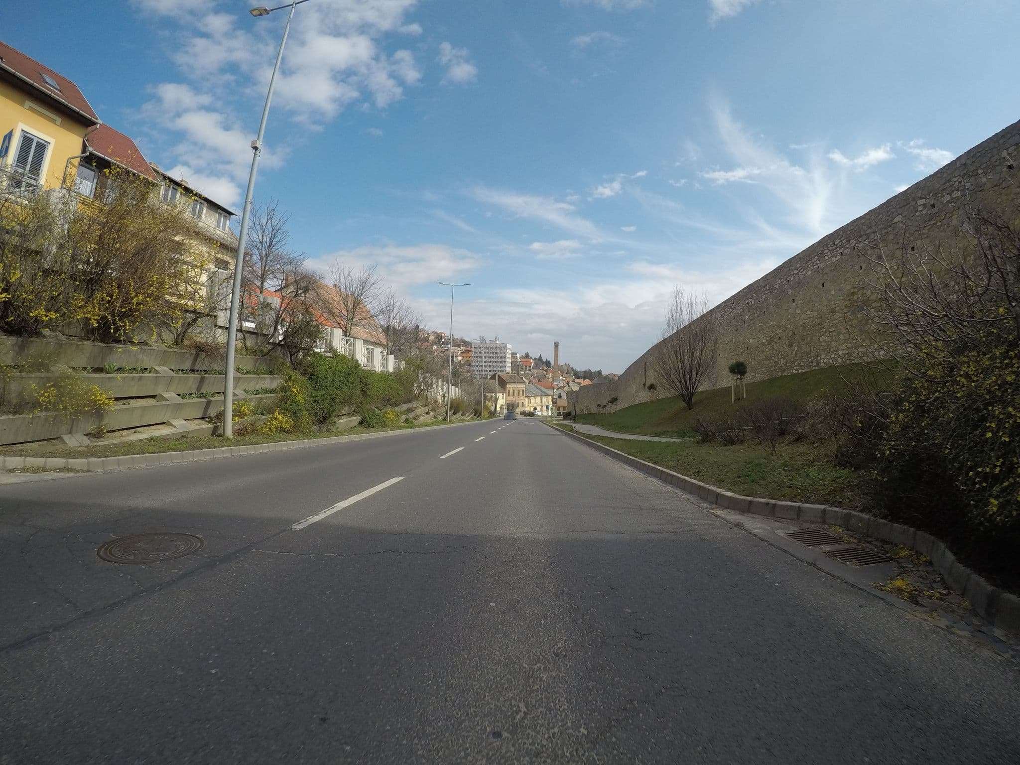 Street view near Várfal Apartman Pécs, Pécs — © chrisbeddow (CC BY-SA · Mapillary)