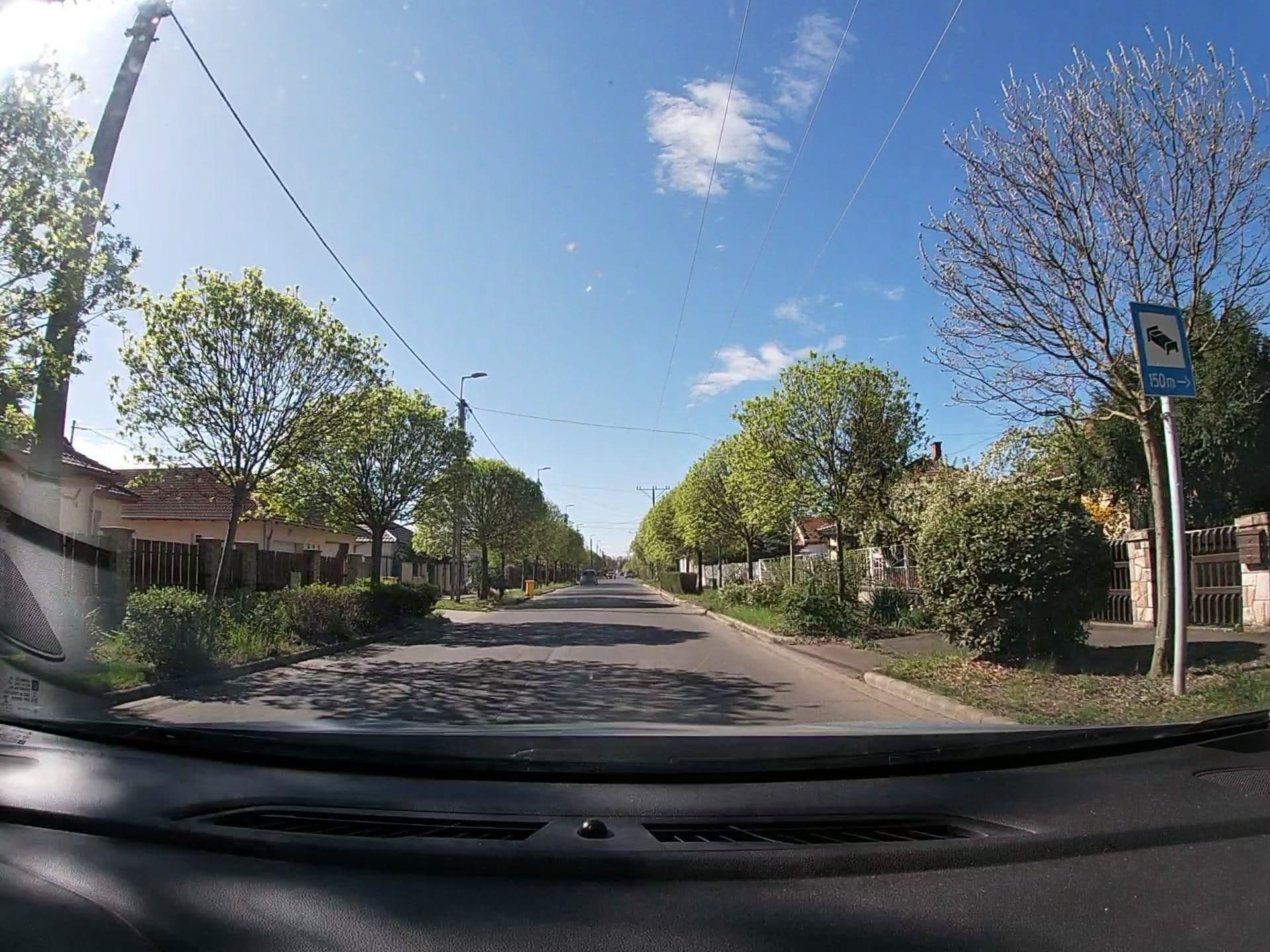 Street view near Tavasz Apartment, Gyula — © vst (CC BY-SA · Mapillary)