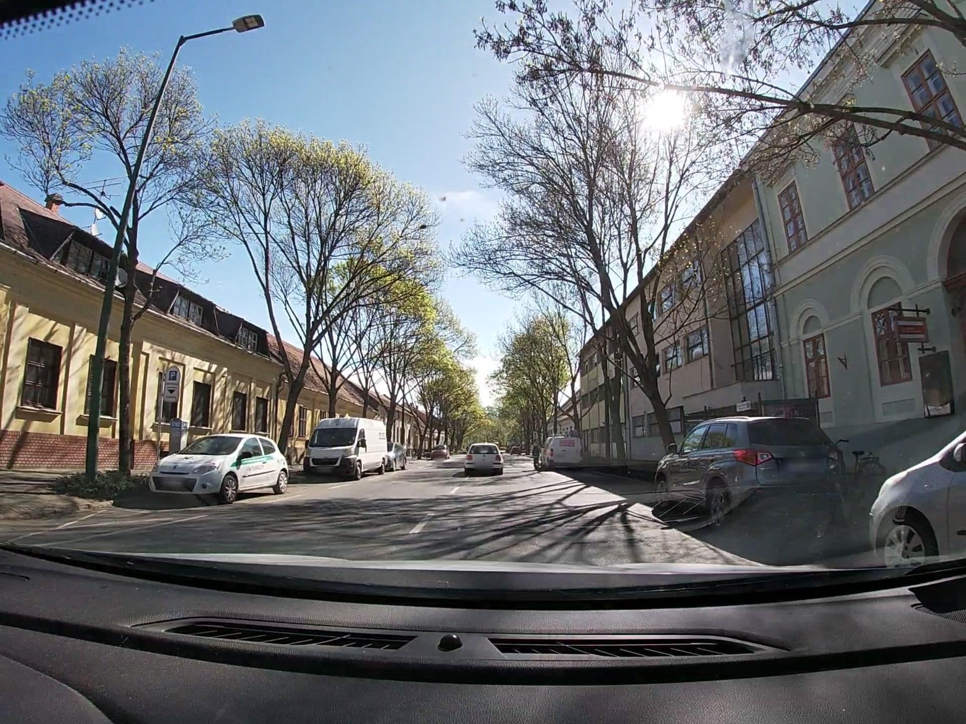 Street view near Toscana Apartman, Gyula — © vst (CC BY-SA · Mapillary)