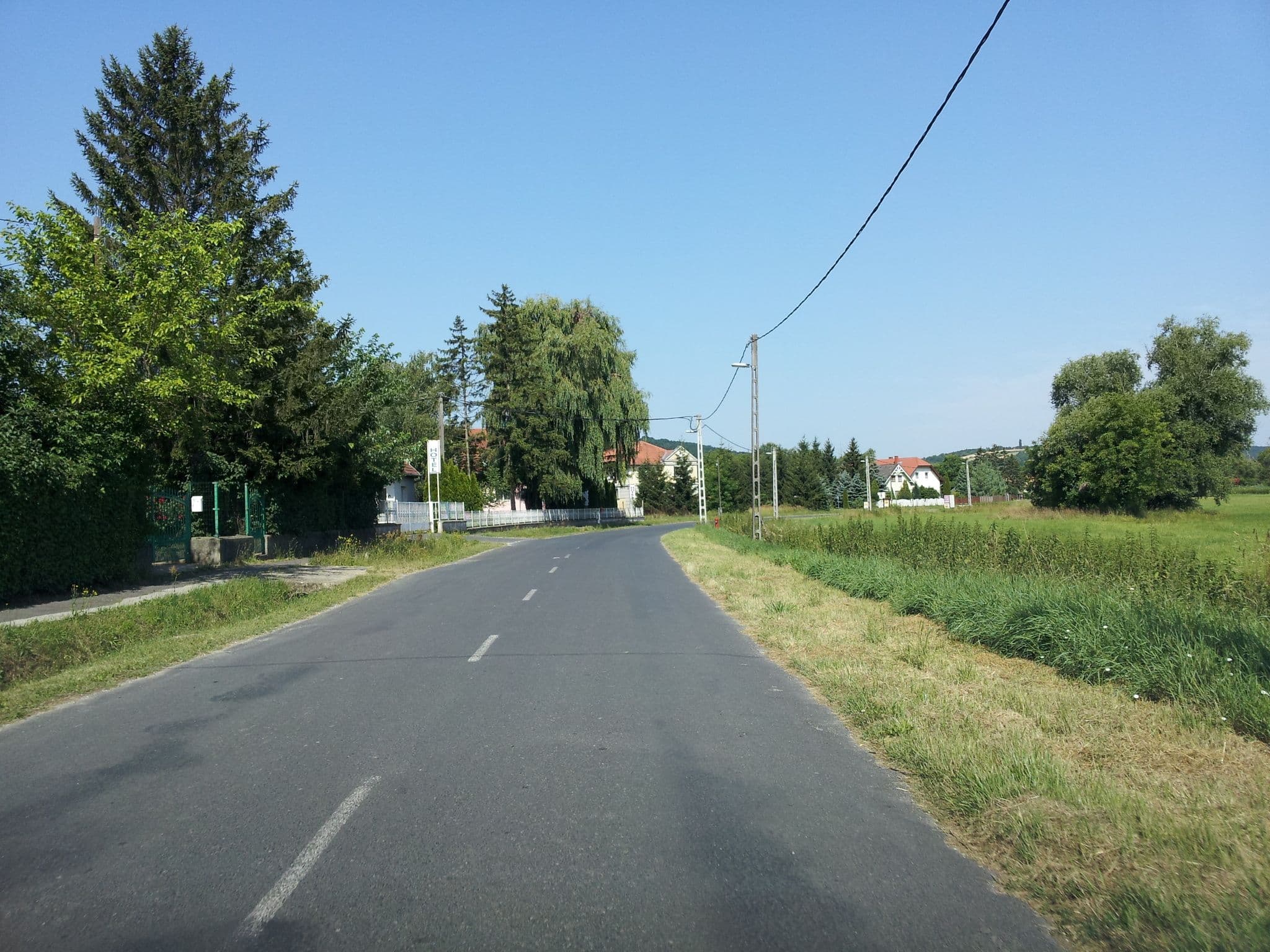 Street view near Veronika Hotel Kehidakustány, Hévíz — © kolesajr (CC BY-SA · Mapillary)