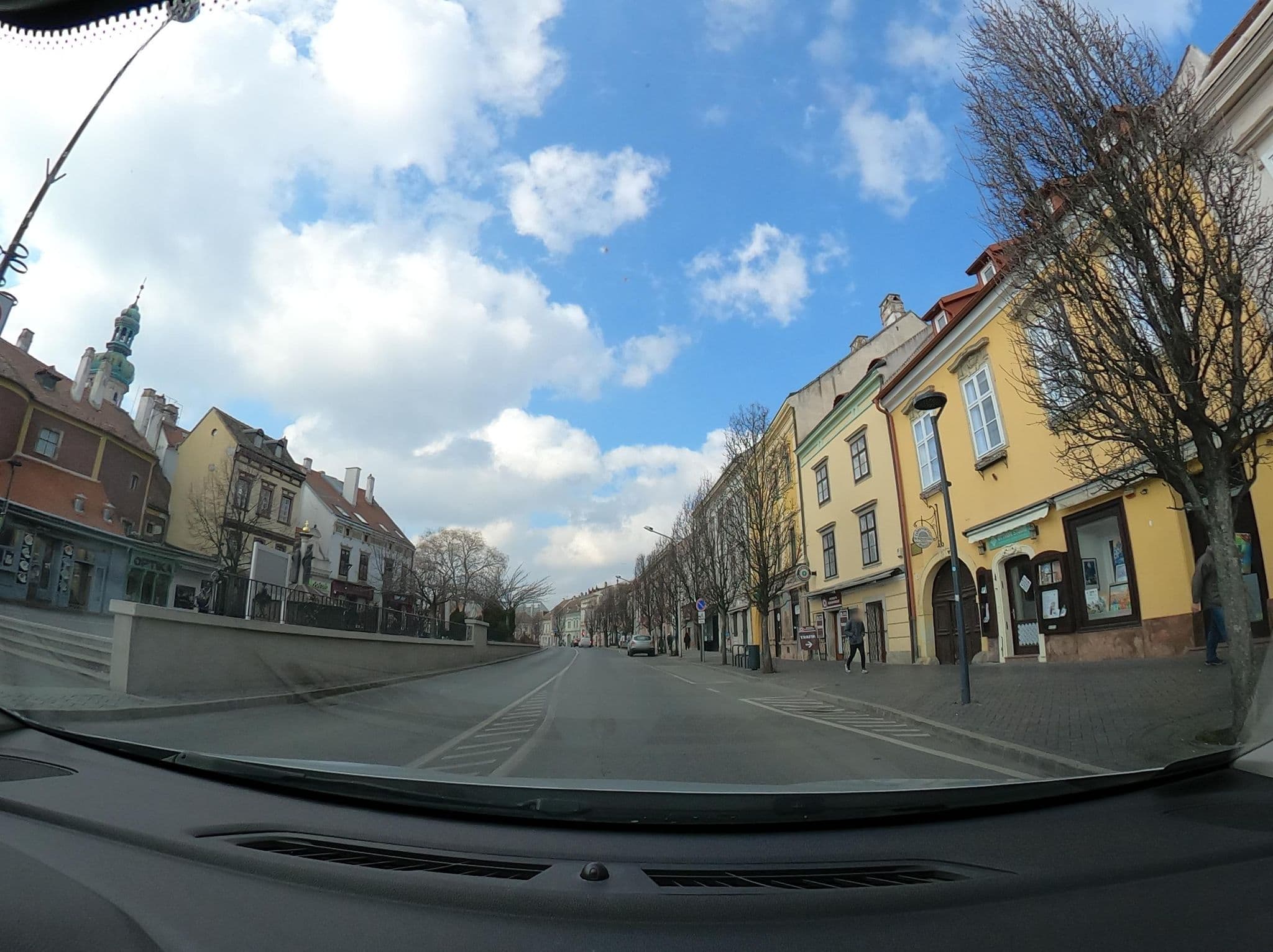 Street view near Belvárosi Apartmanház, Sopron, Sopron — © vst (CC BY-SA · Mapillary)