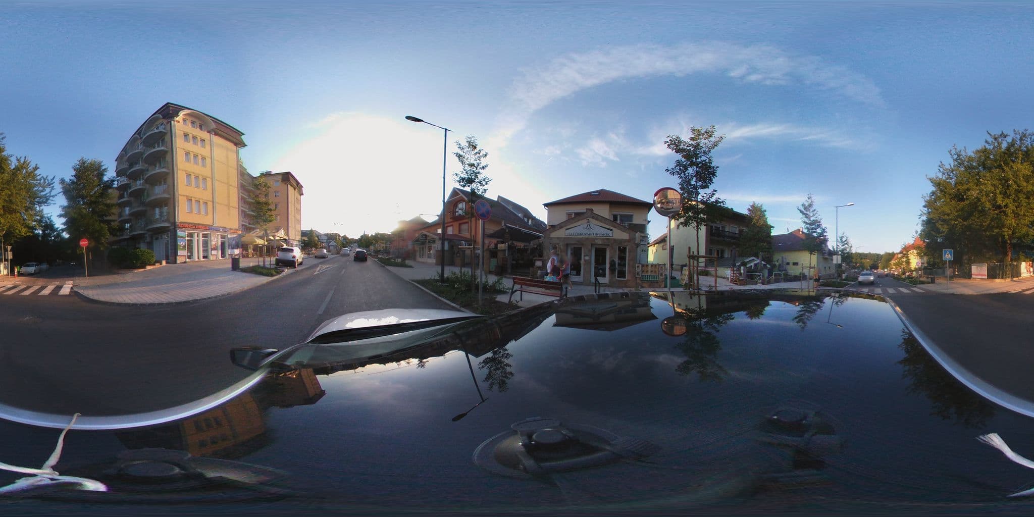 Street view near Kaiser Apartman, Hévíz — © kami911 (CC BY-SA · Mapillary)