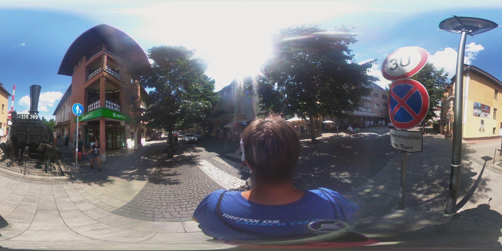 Street view near Astoria Hévíz Panzio Cafe, Hévíz — © kami911 (CC BY-SA · Mapillary)