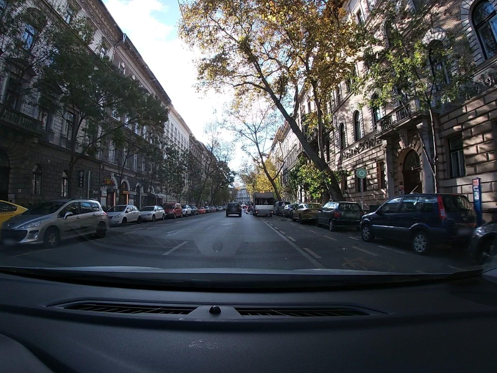 Street view near Sexy Tractor Hostel, Budapest VI. kerület — © vst (CC BY-SA · Mapillary)