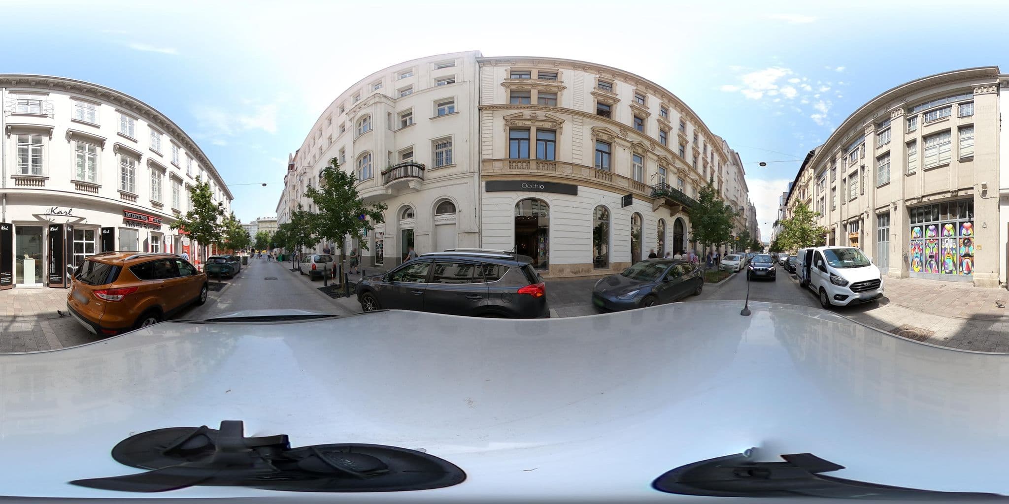 Street view near Fancyapartments, Lipótváros — © vst (CC BY-SA · Mapillary)